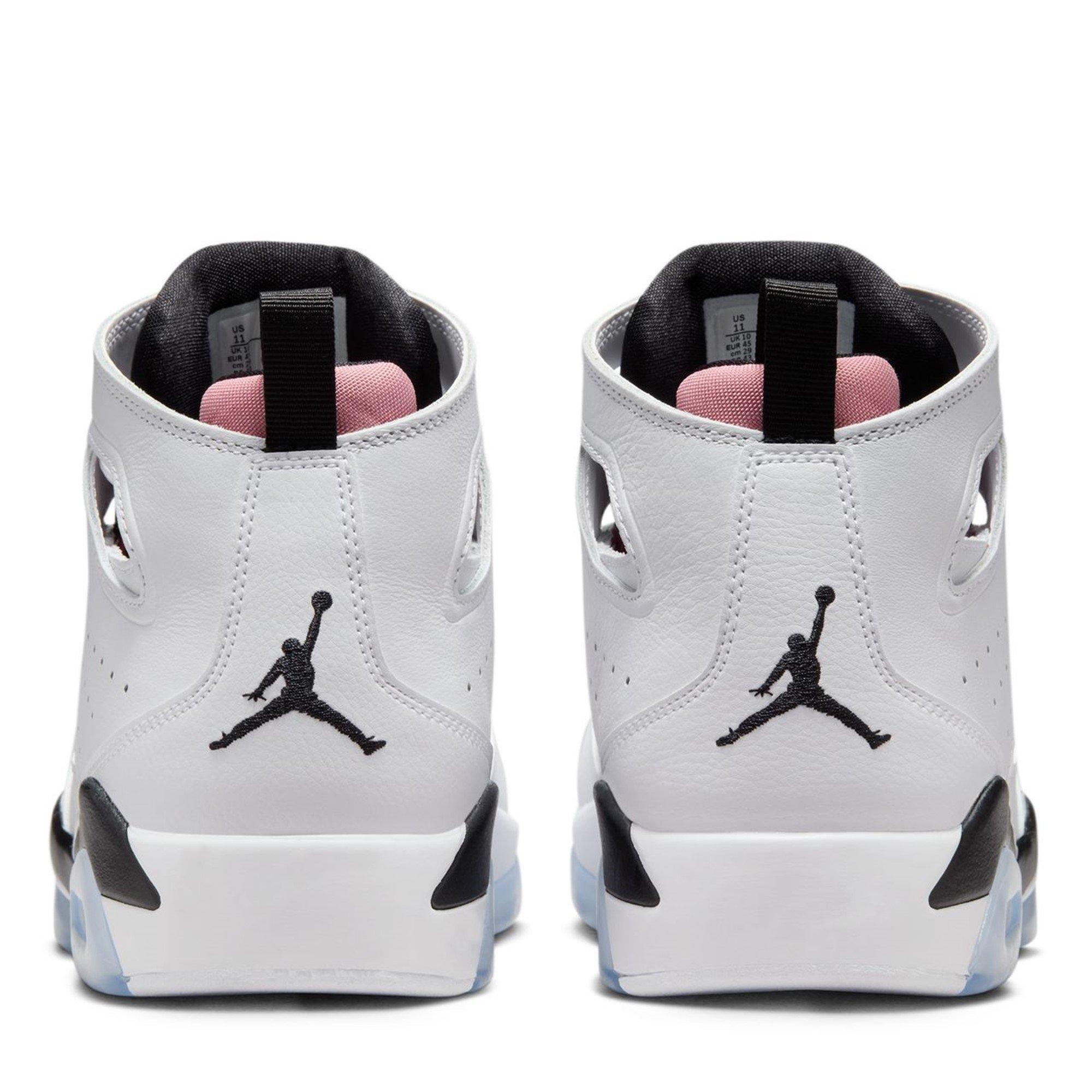 Wht/Black/Pink - Air Jordan - Men's Fight Club 91 Basketball Trainers - 5