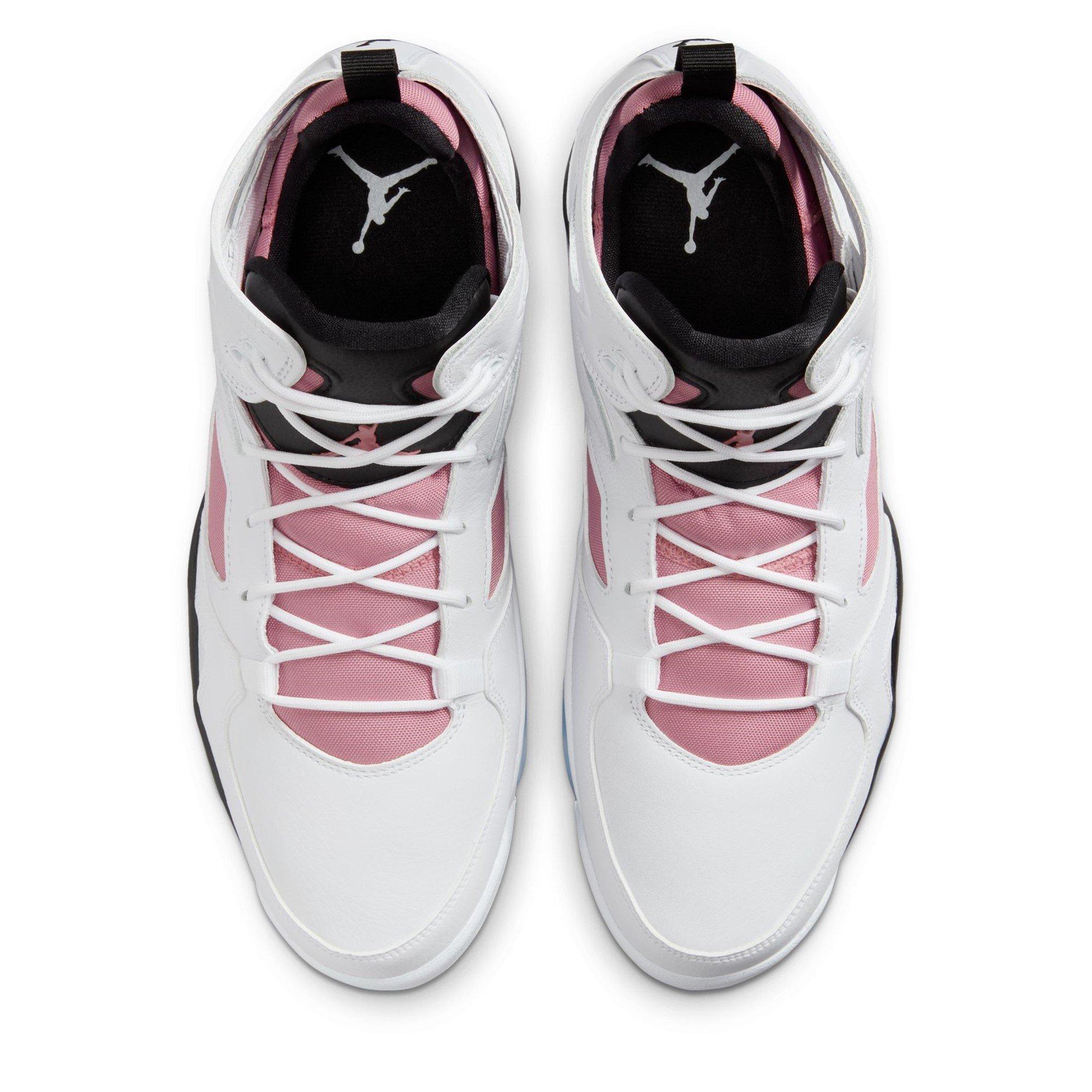 Wht/Black/Pink - Air Jordan - Men's Fight Club 91 Basketball Trainers - 6