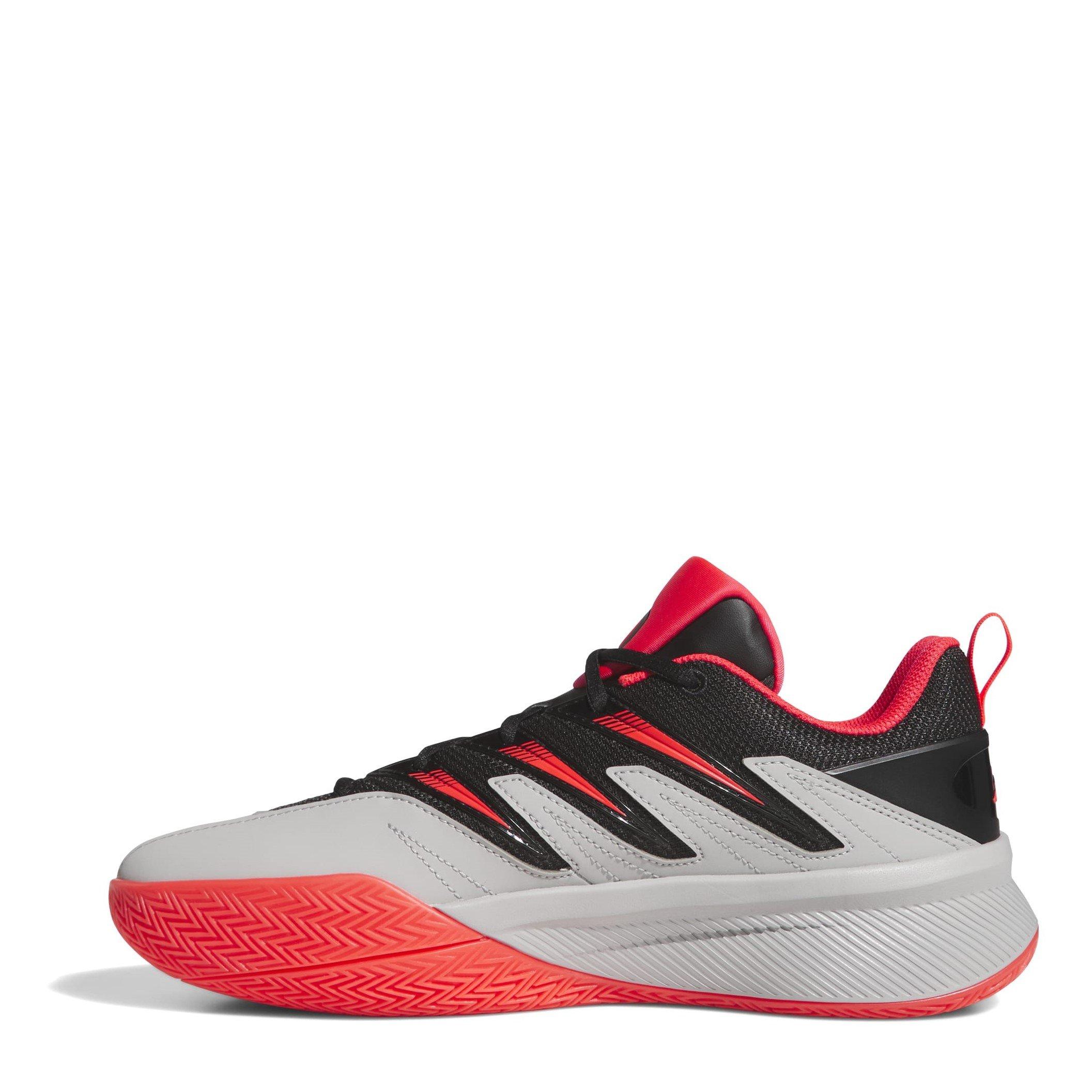 Black/Red/Grey - adidas - Dame Certified 3 Basketball Shoes - 2