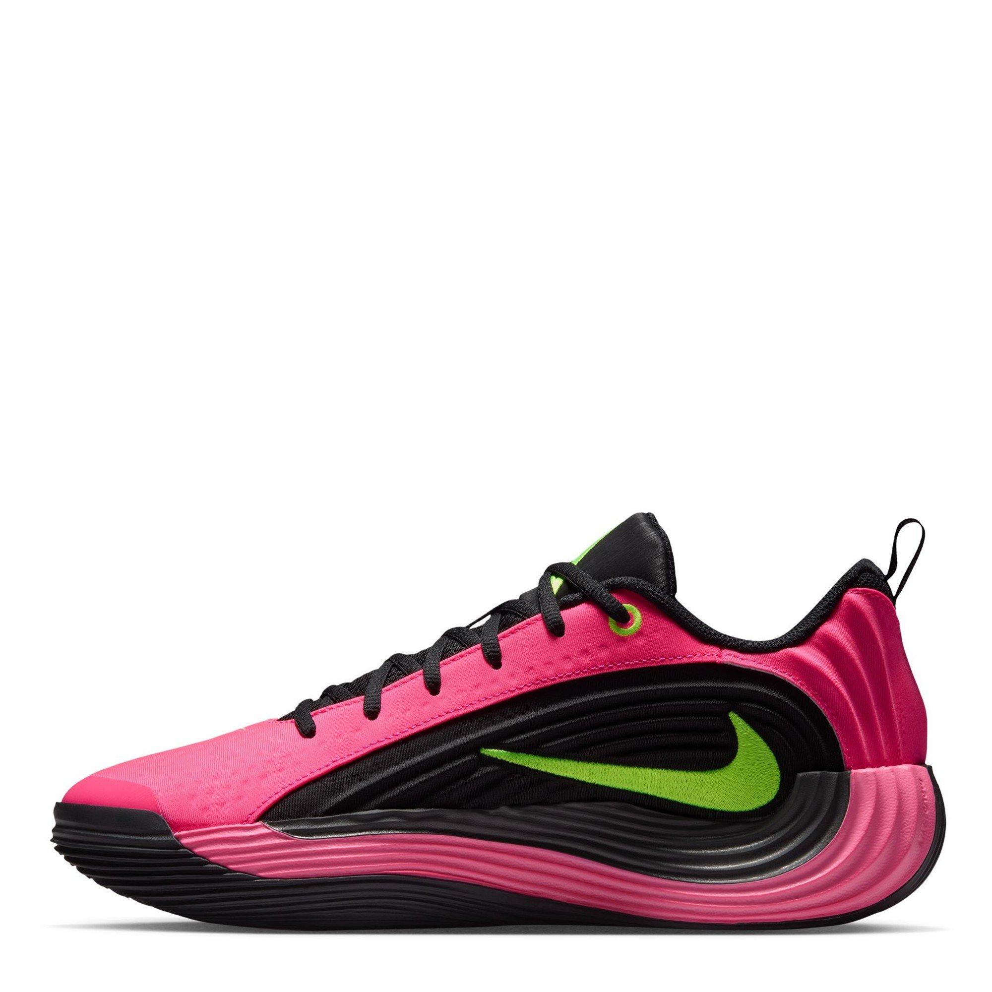 Pink/Volt - Nike - Men's Basketball Trainers - 2