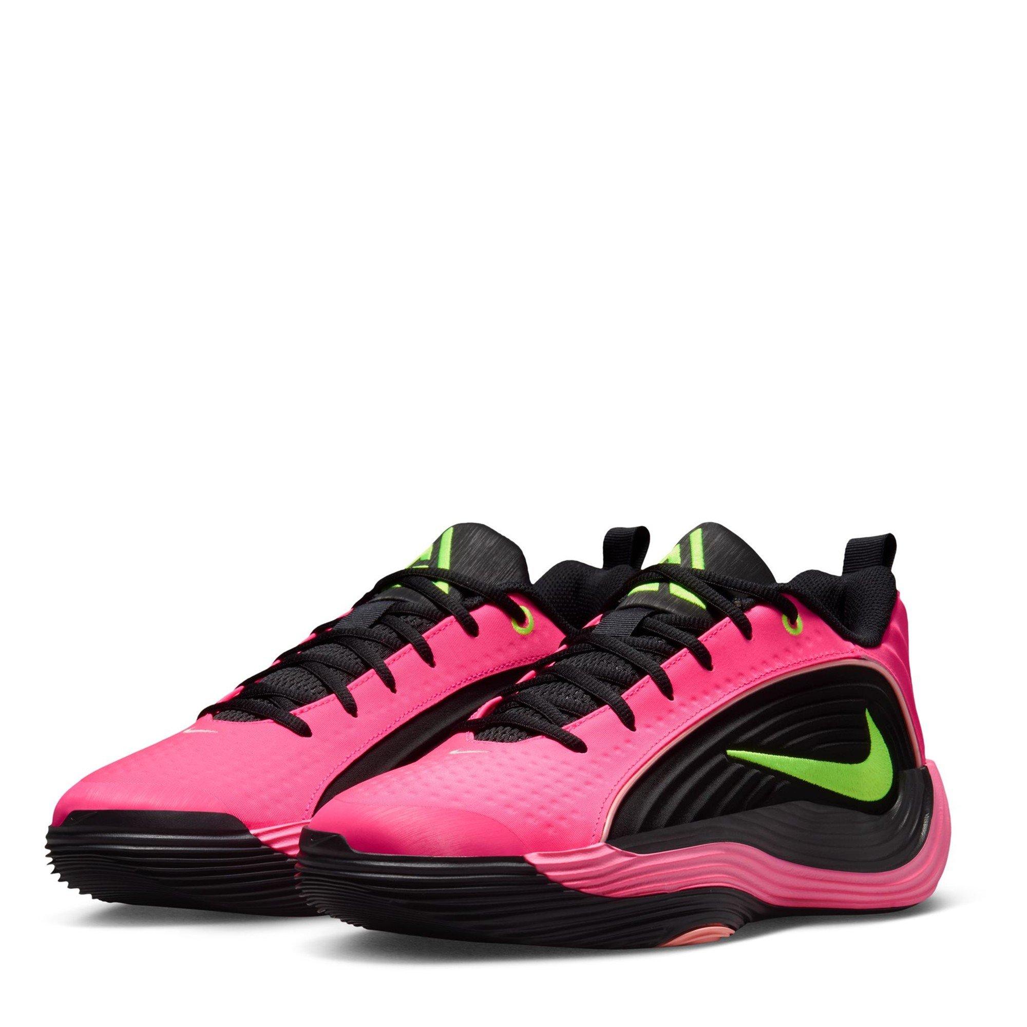 Pink/Volt - Nike - Men's Basketball Trainers - 4