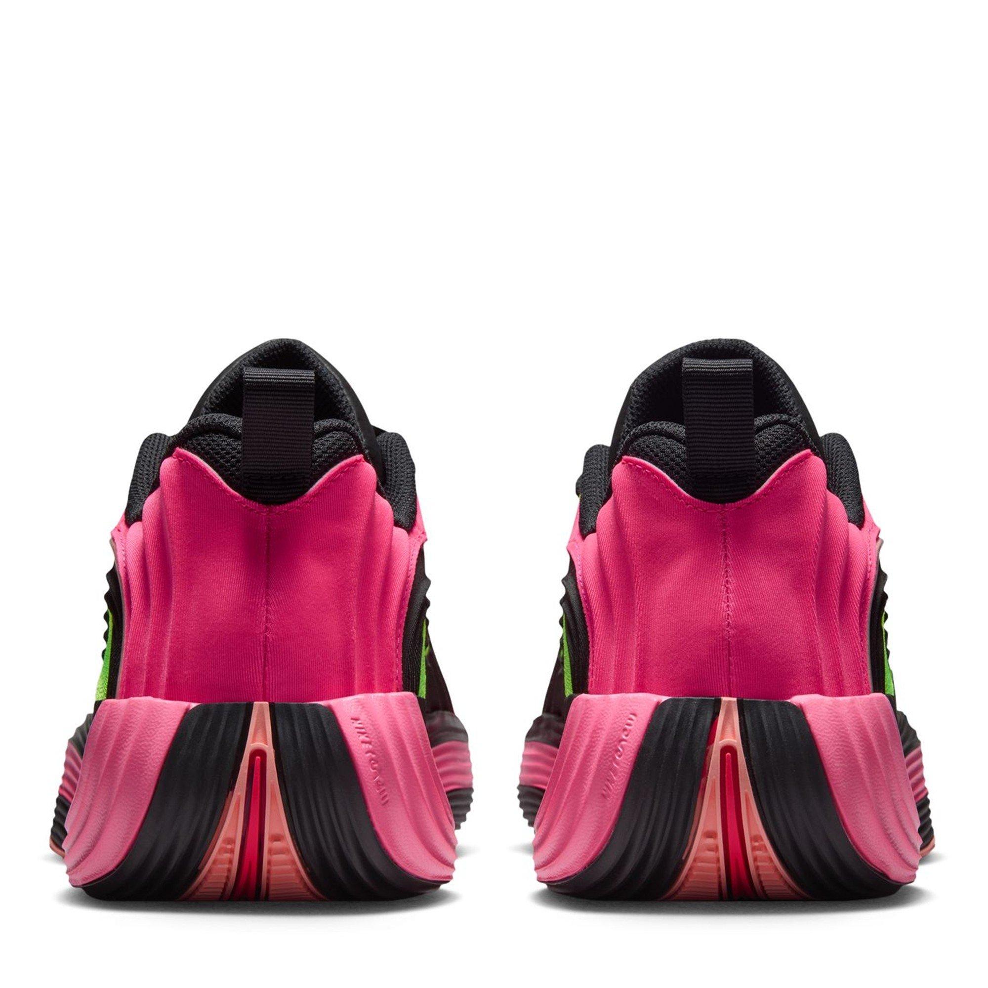 Pink/Volt - Nike - Men's Basketball Trainers - 5