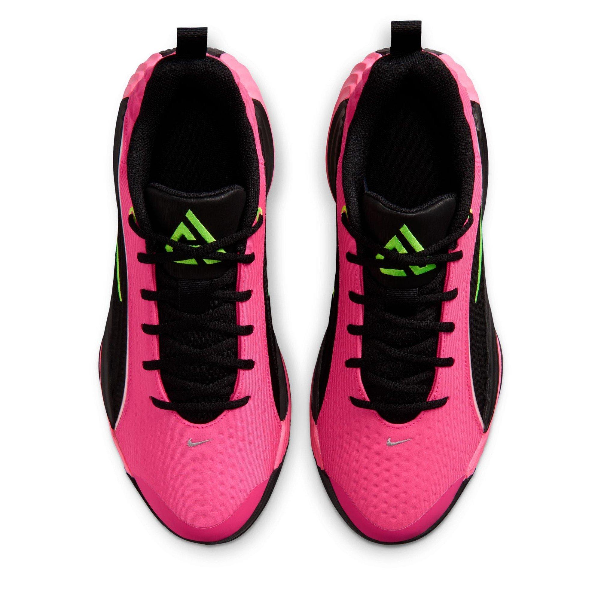 Pink/Volt - Nike - Men's Basketball Trainers - 6
