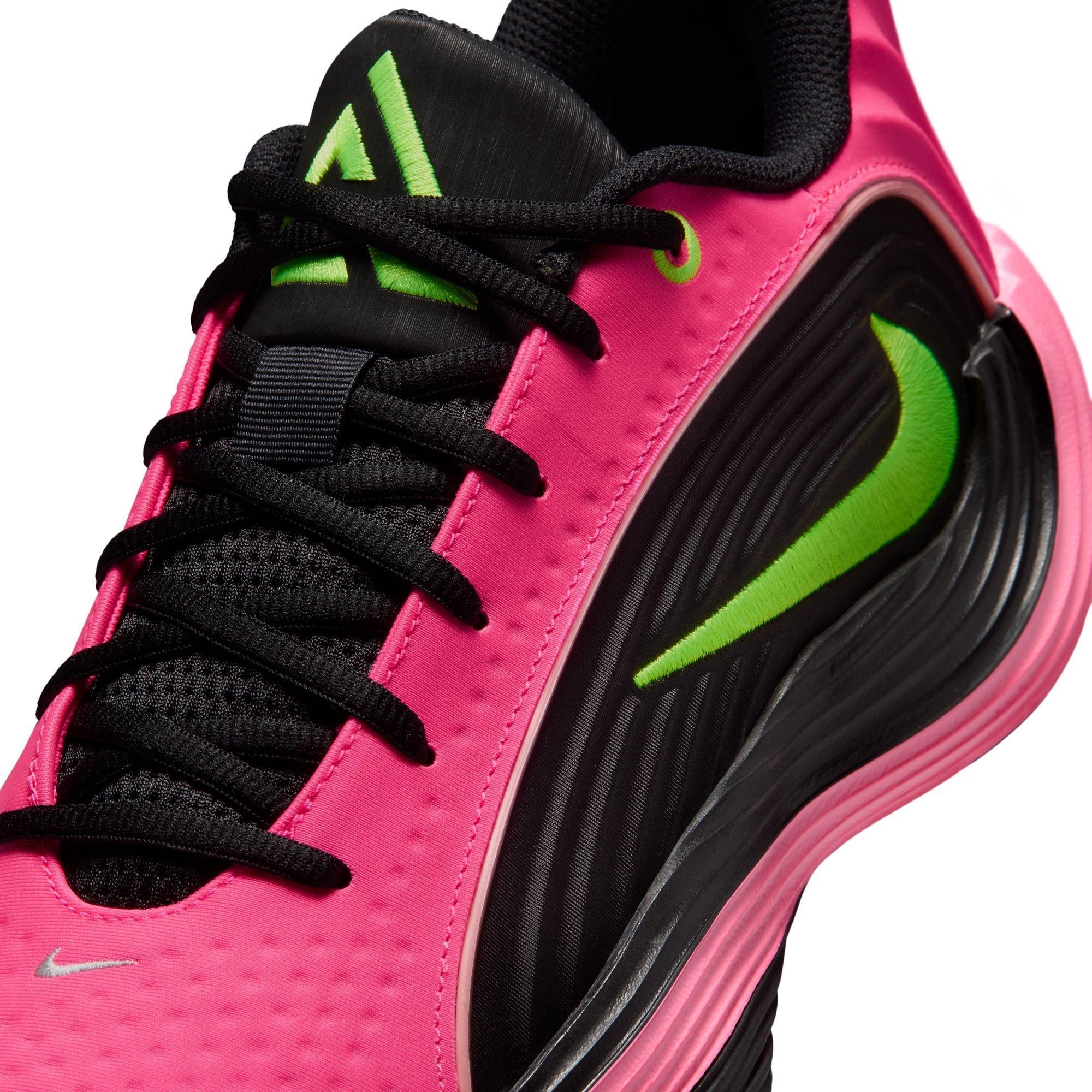 Pink/Volt - Nike - Men's Basketball Trainers - 7