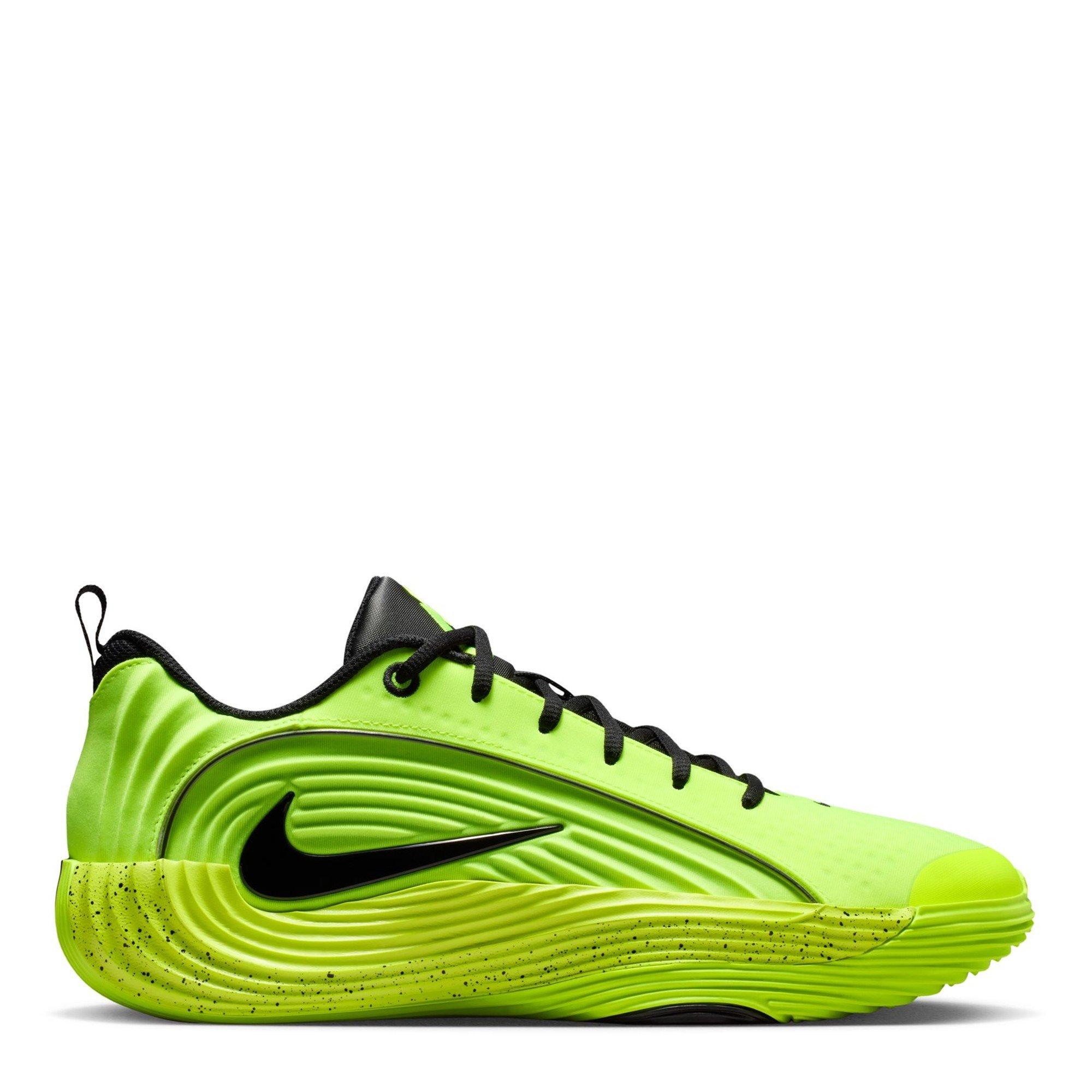 Nike Men's Basketball Trainers - Volt/Black - 9.5 (44.5)