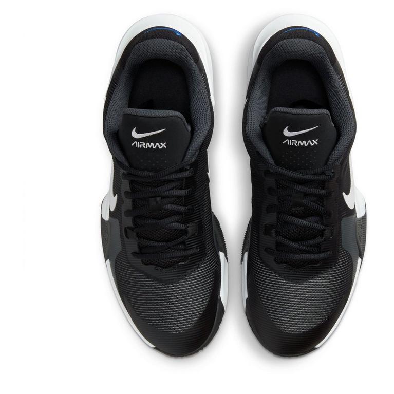 Noir/Blanc - Nike - Air Max Impact 4 Mens Basketball Shoes - 6