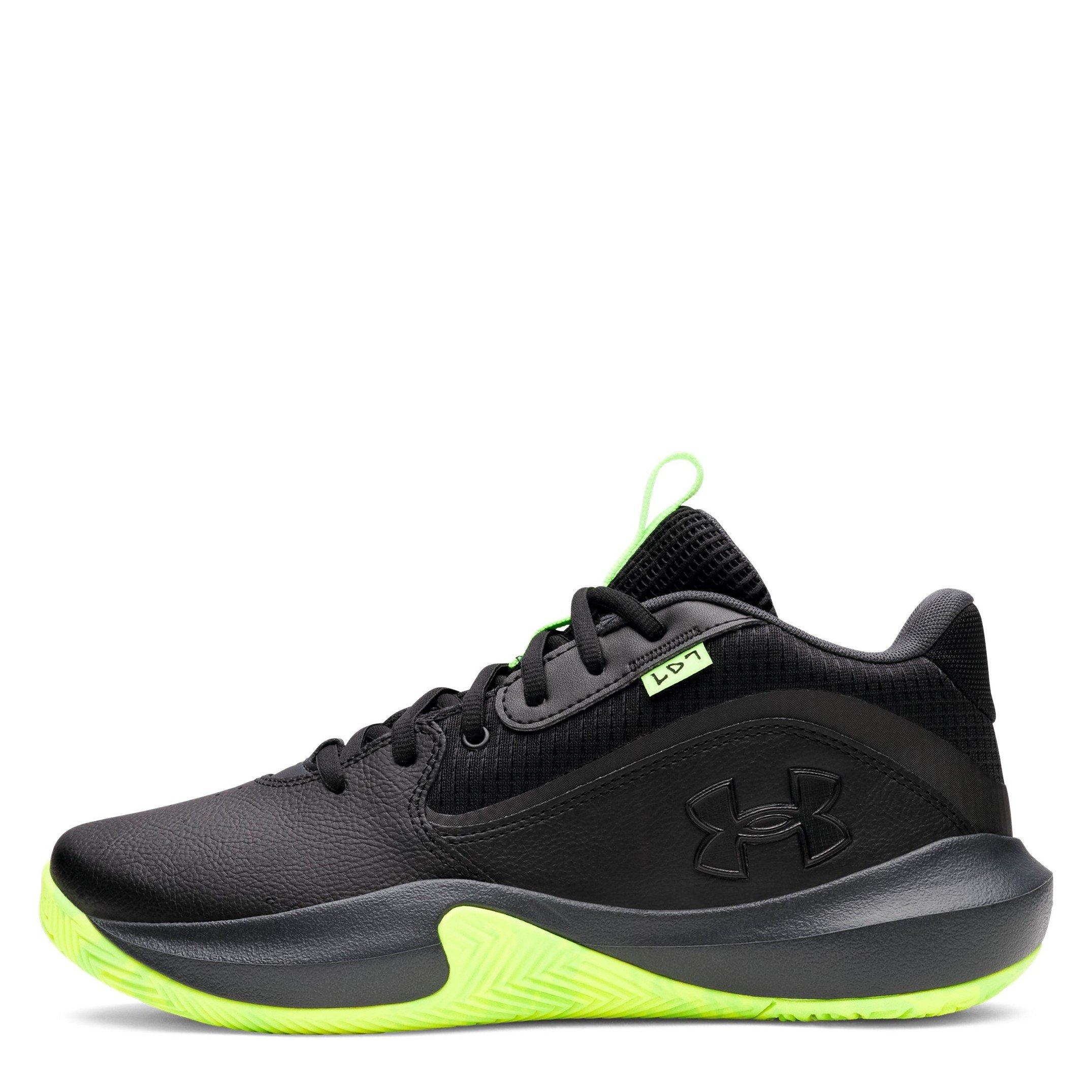 Blk/Anthra/Blk - Under Armour - Lockdown 7 Mens  Basketball Shoes - 6