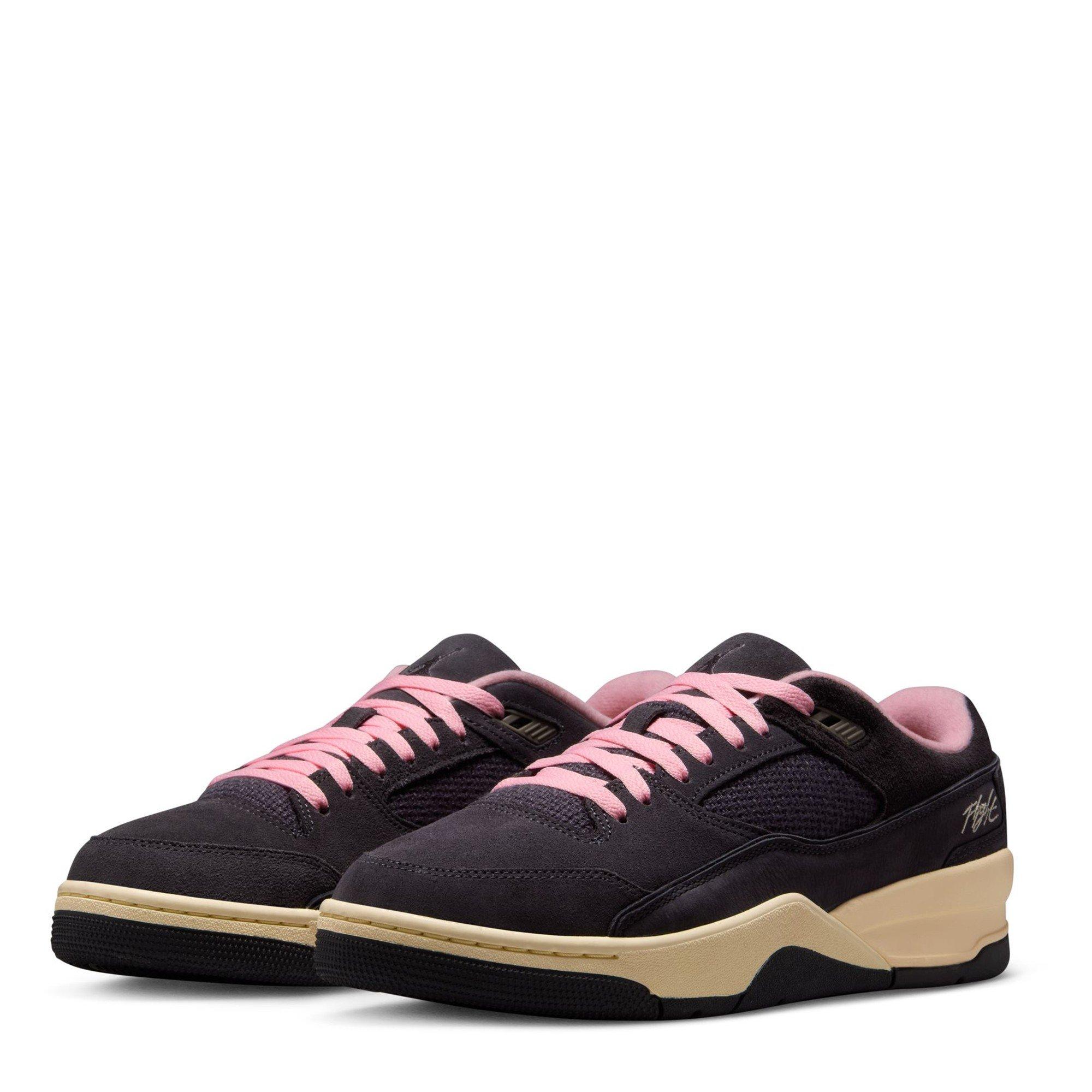 Grey/Gum - Air Jordan - Men's Flight Court Basketball Trainers - 4