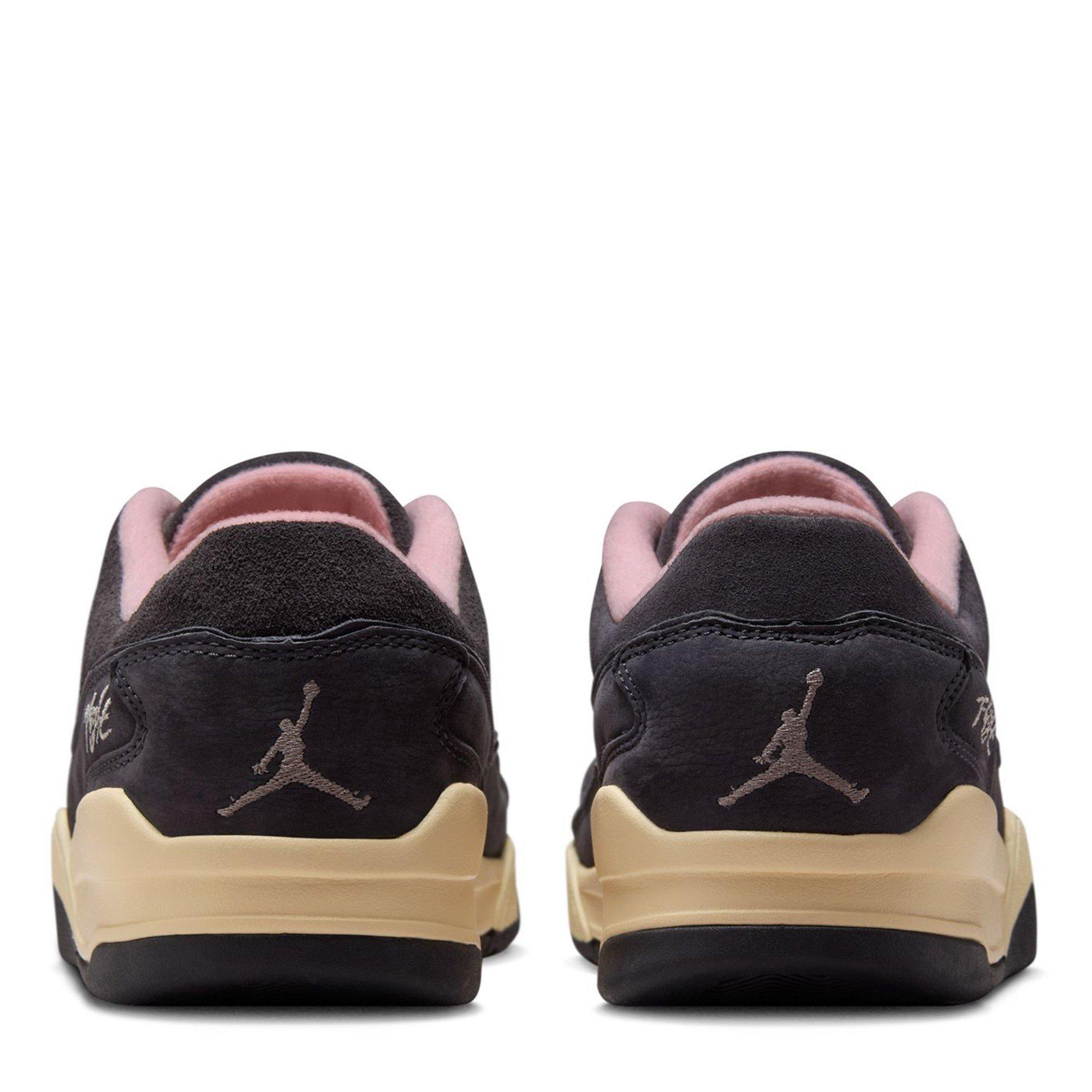 Grey/Gum - Air Jordan - Men's Flight Court Basketball Trainers - 5