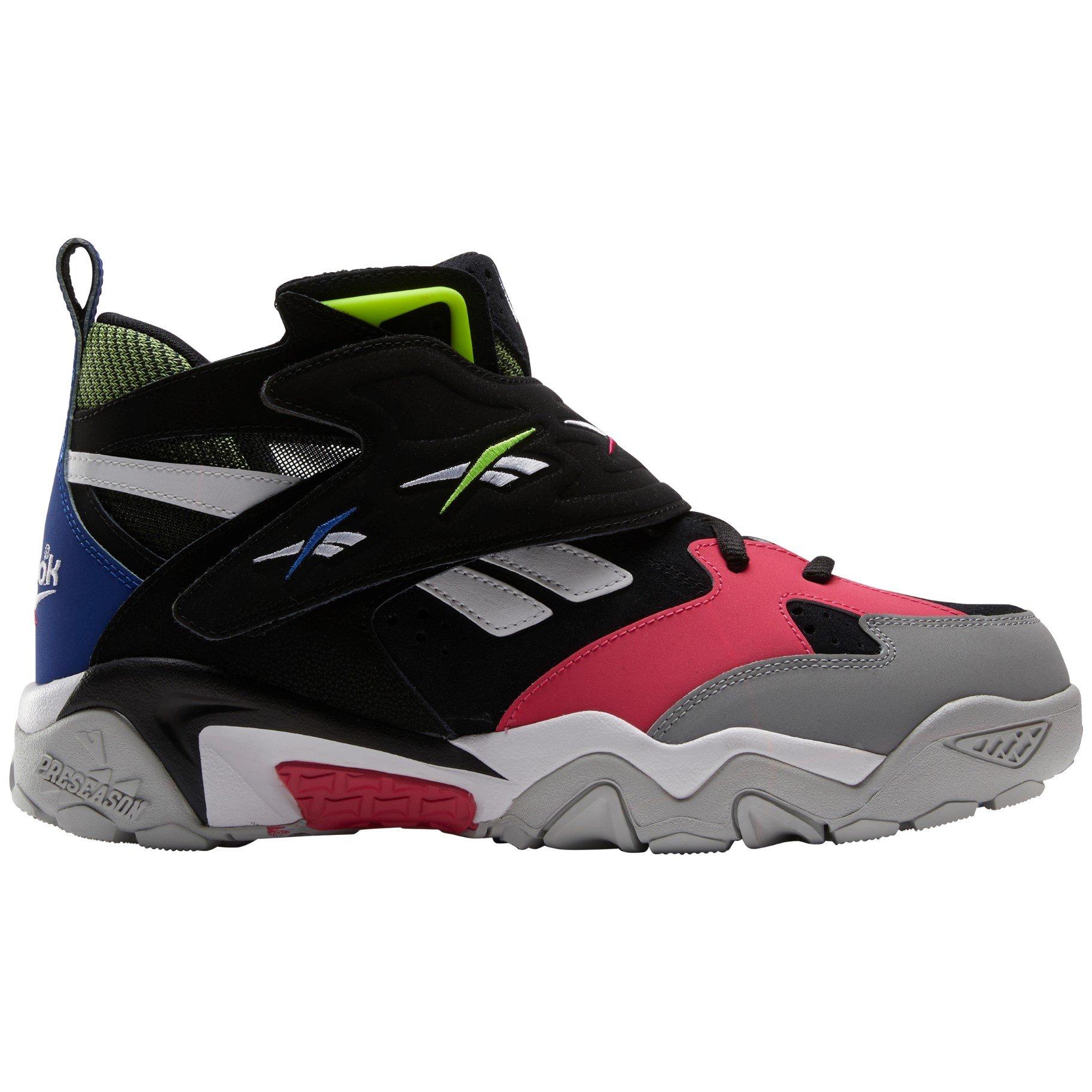 Black/Boldpink - Reebok - Men's Preseason 94 Basketball Trainers - 1