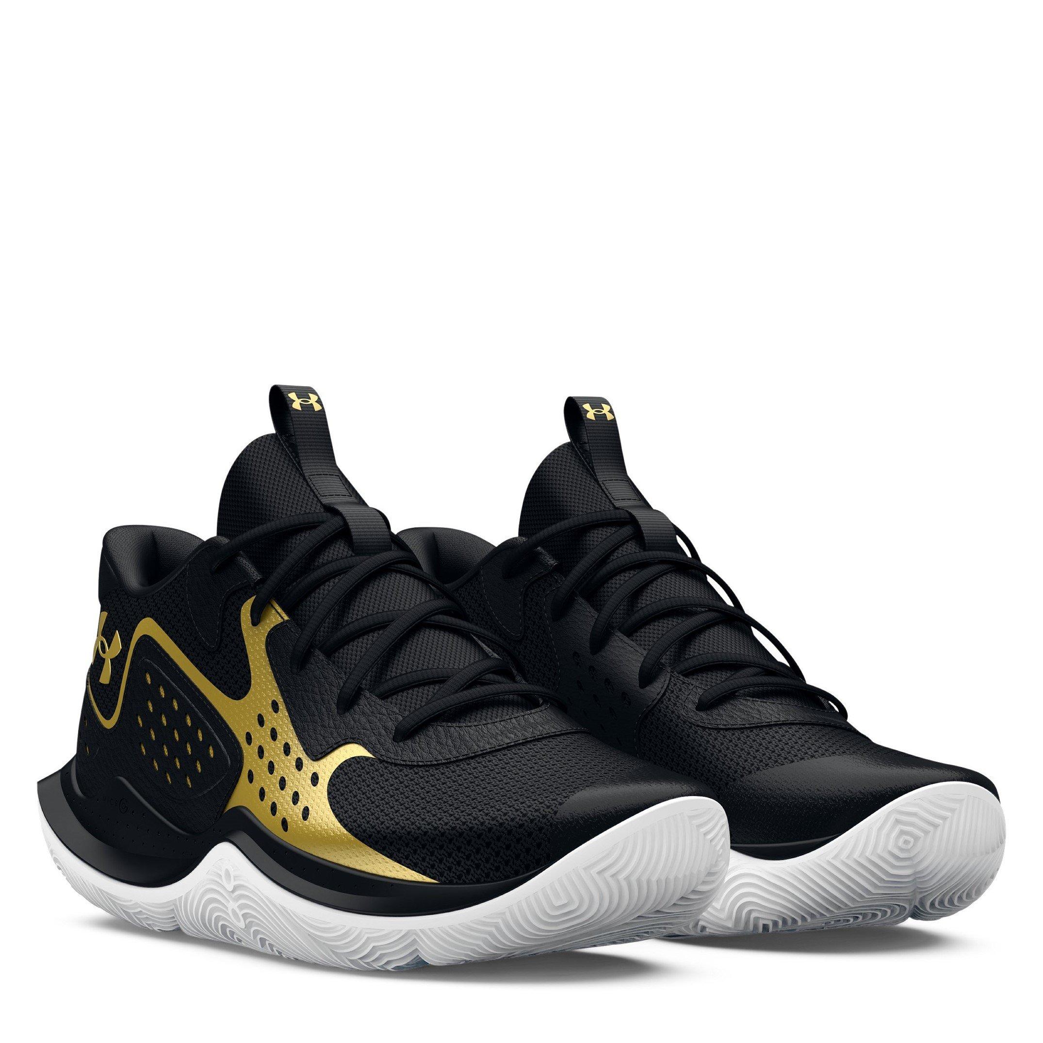 Negro/Oro - Under Armour - Armour UA Jet '23 Basketball Shoes Unisex - 5