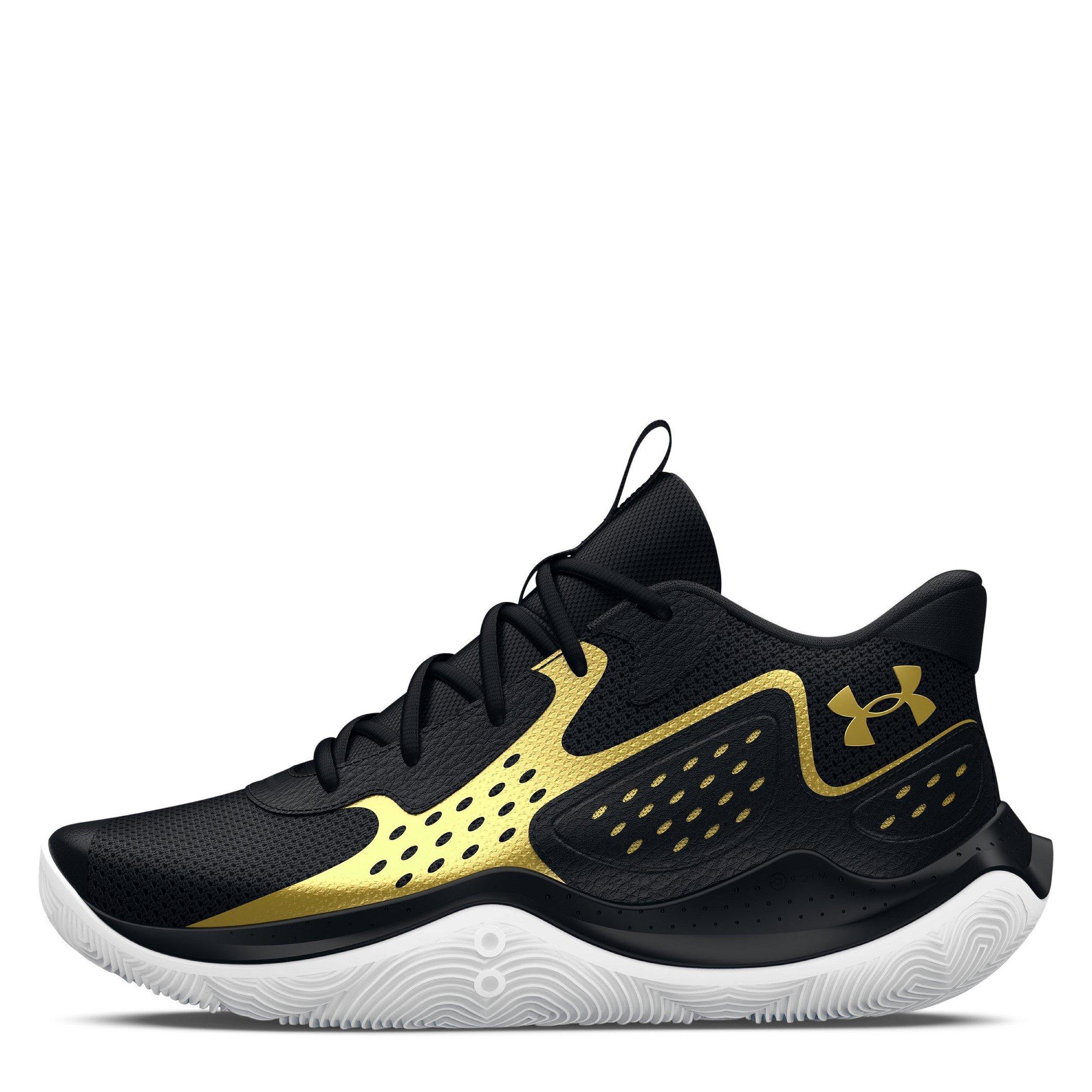 Negro/Oro - Under Armour - Armour UA Jet '23 Basketball Shoes Unisex - 7