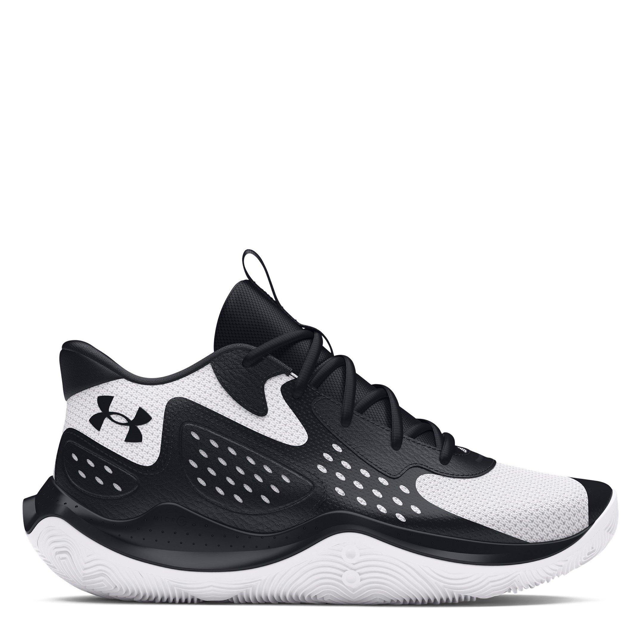 Blk/Wht/Blk - Under Armour - UA Jet '23 Basketball Shoes Unisex - 1