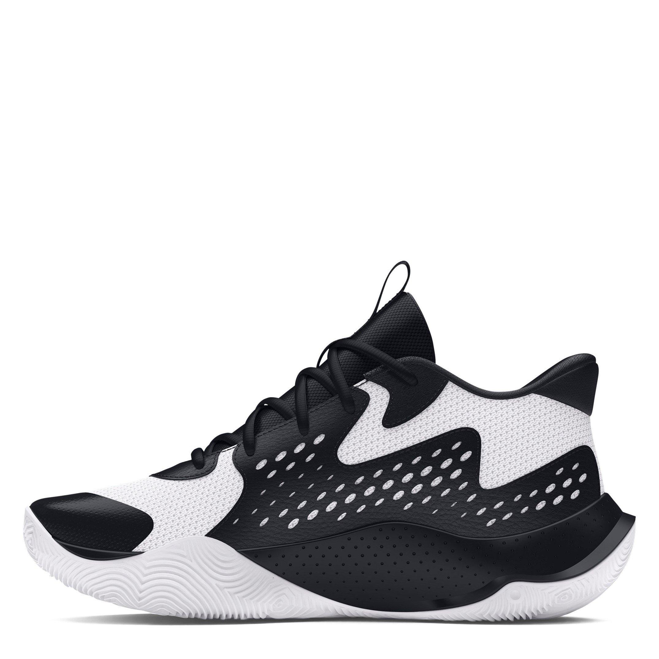 Blk/Wht/Blk - Under Armour - UA Jet '23 Basketball Shoes Unisex - 2