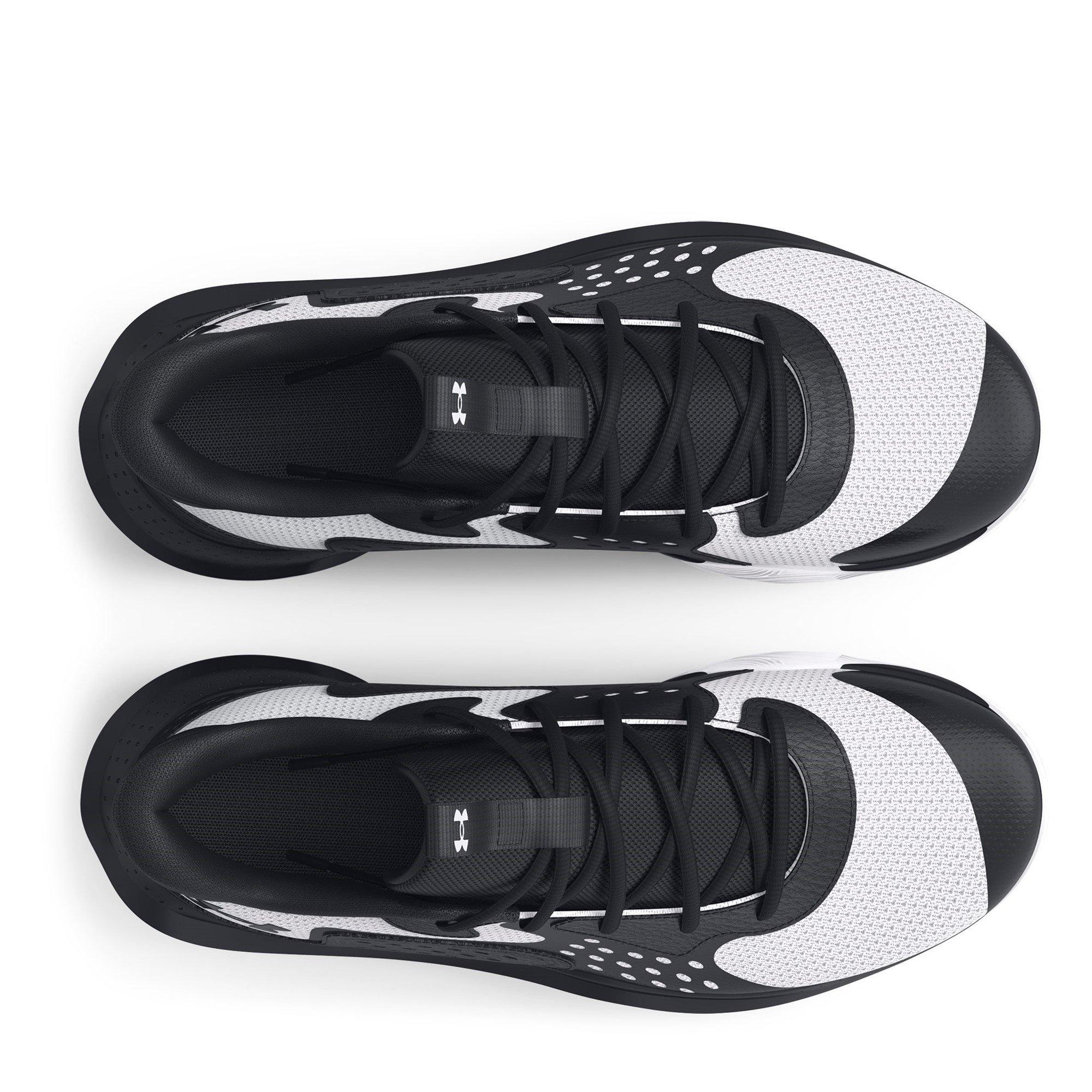 Blk/Wht/Blk - Under Armour - UA Jet '23 Basketball Shoes Unisex - 4