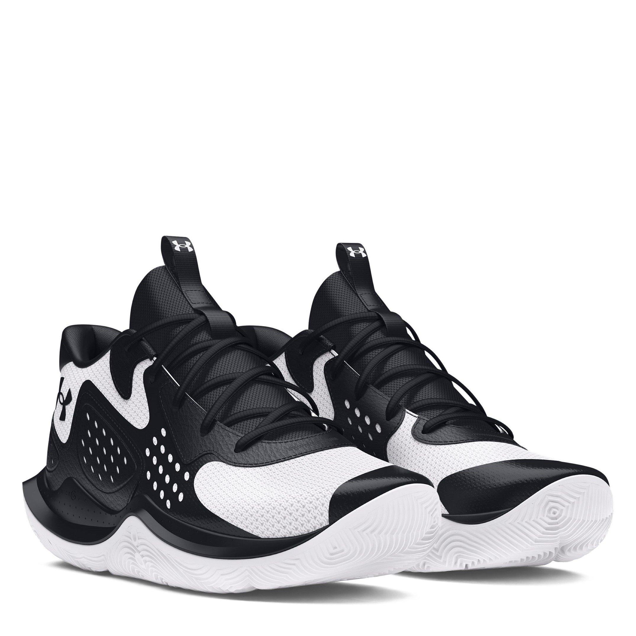 Blk/Wht/Blk - Under Armour - UA Jet '23 Basketball Shoes Unisex - 5