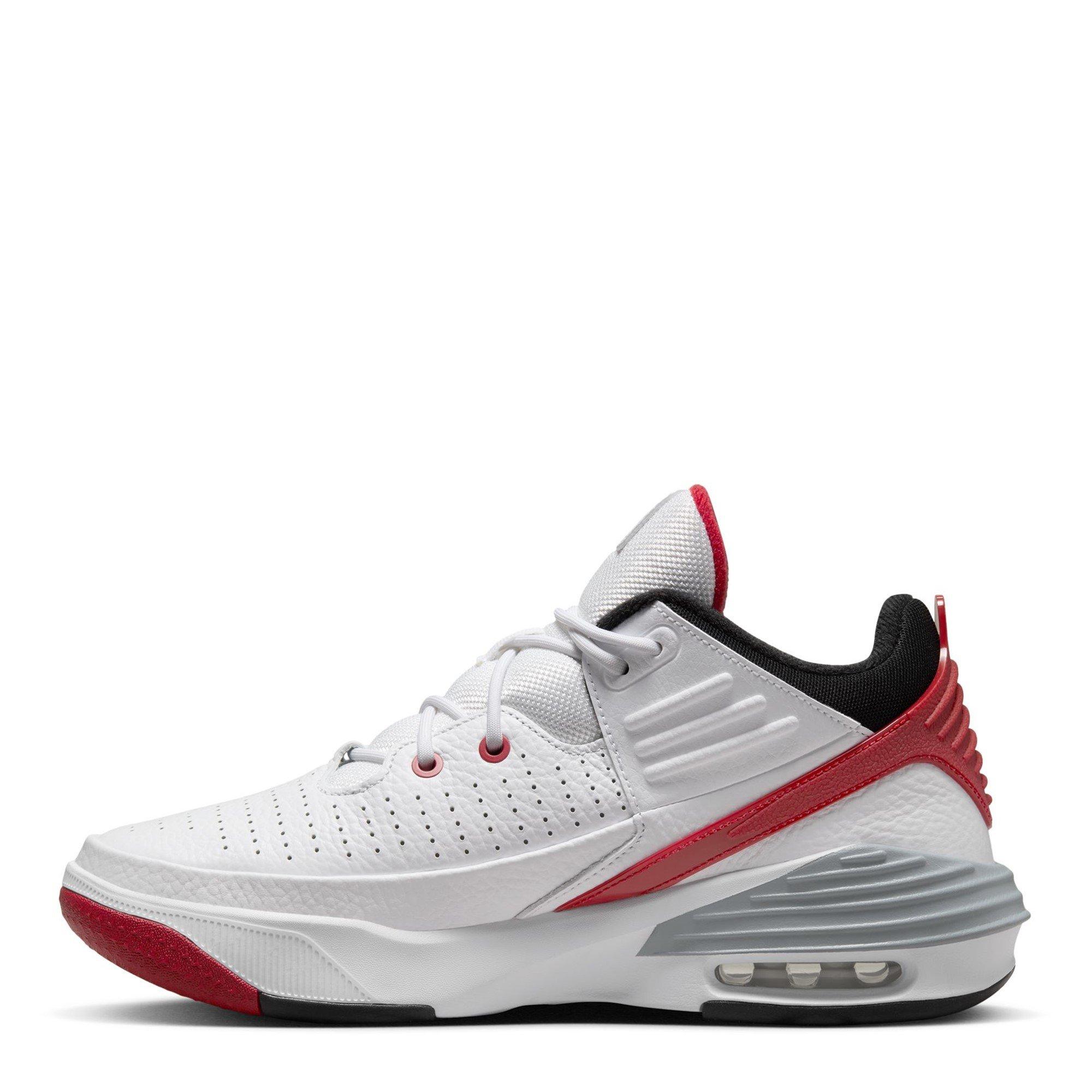 Wit/Rood - Air Jordan - Max Aura 5 Mens Basketball Shoes - 2