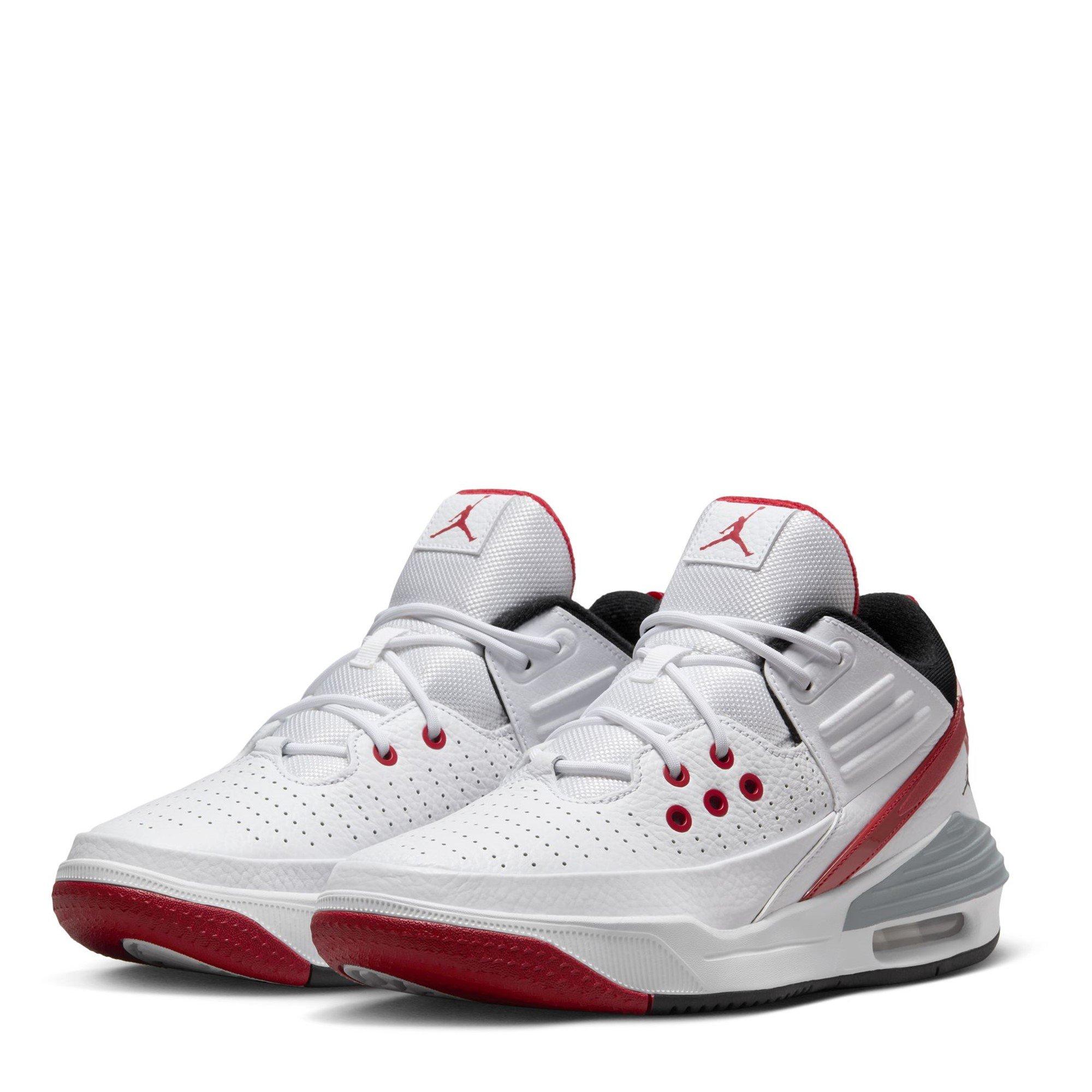Wit/Rood - Air Jordan - Max Aura 5 Mens Basketball Shoes - 4