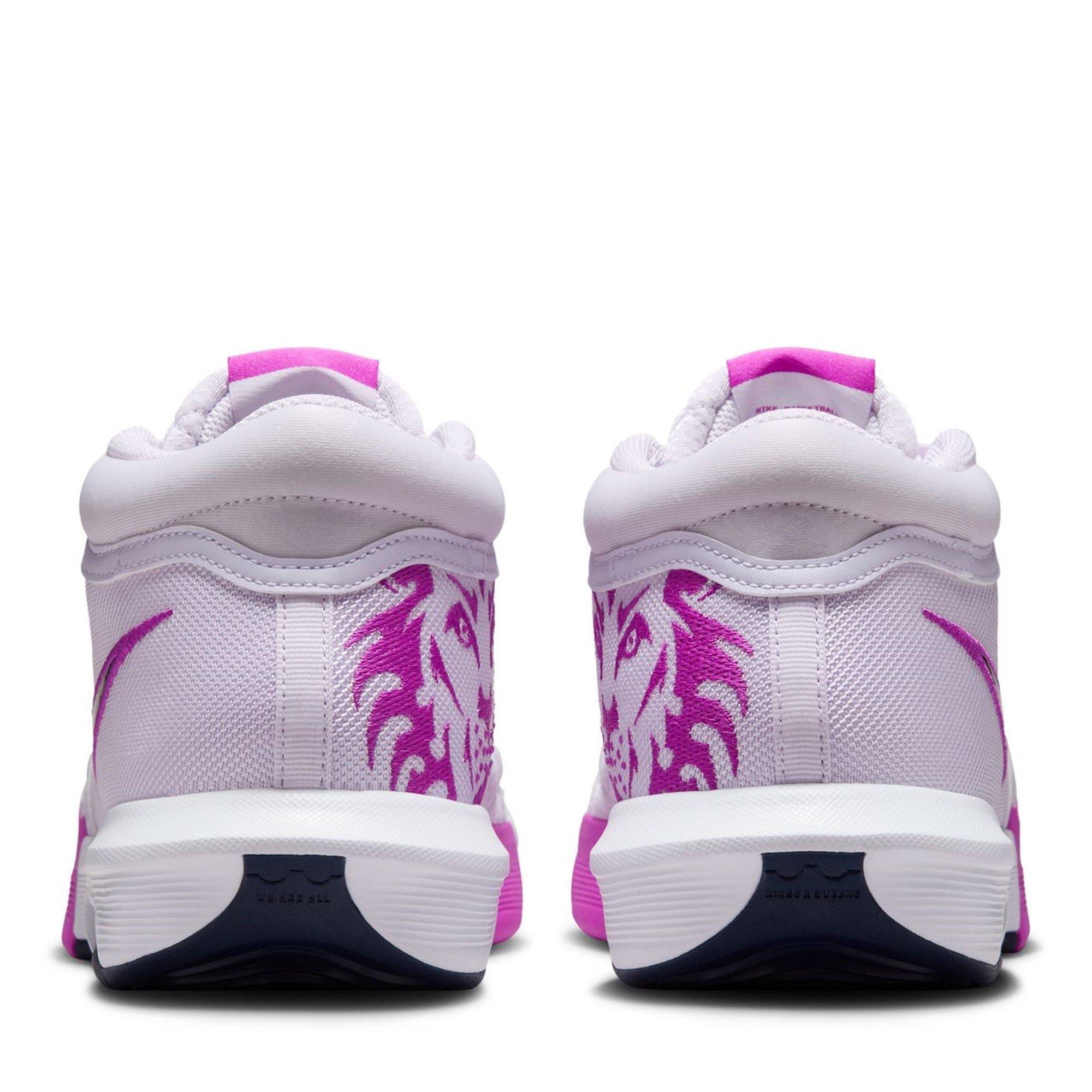 Raisin/Marine - Nike - LeBron Witness VIII Basketball Shoes - 5