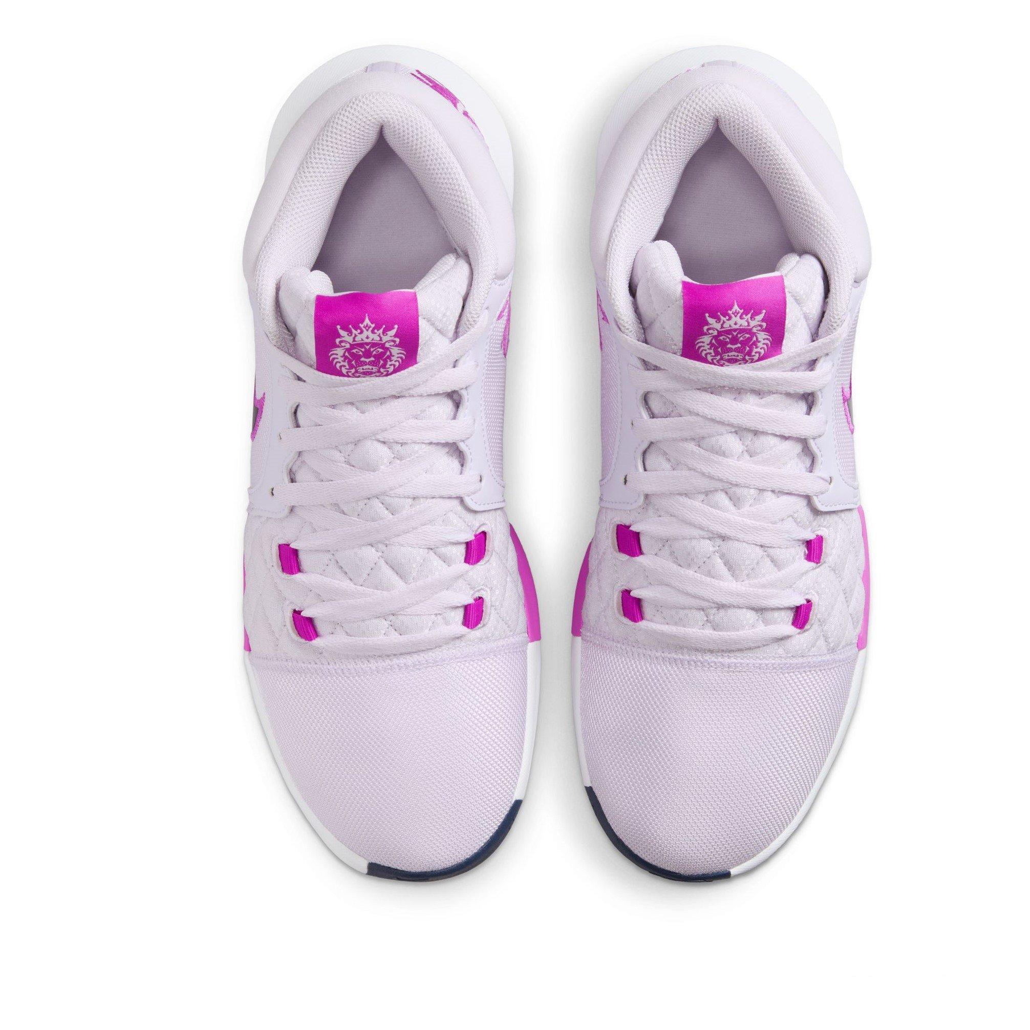 Raisin/Marine - Nike - LeBron Witness VIII Basketball Shoes - 6