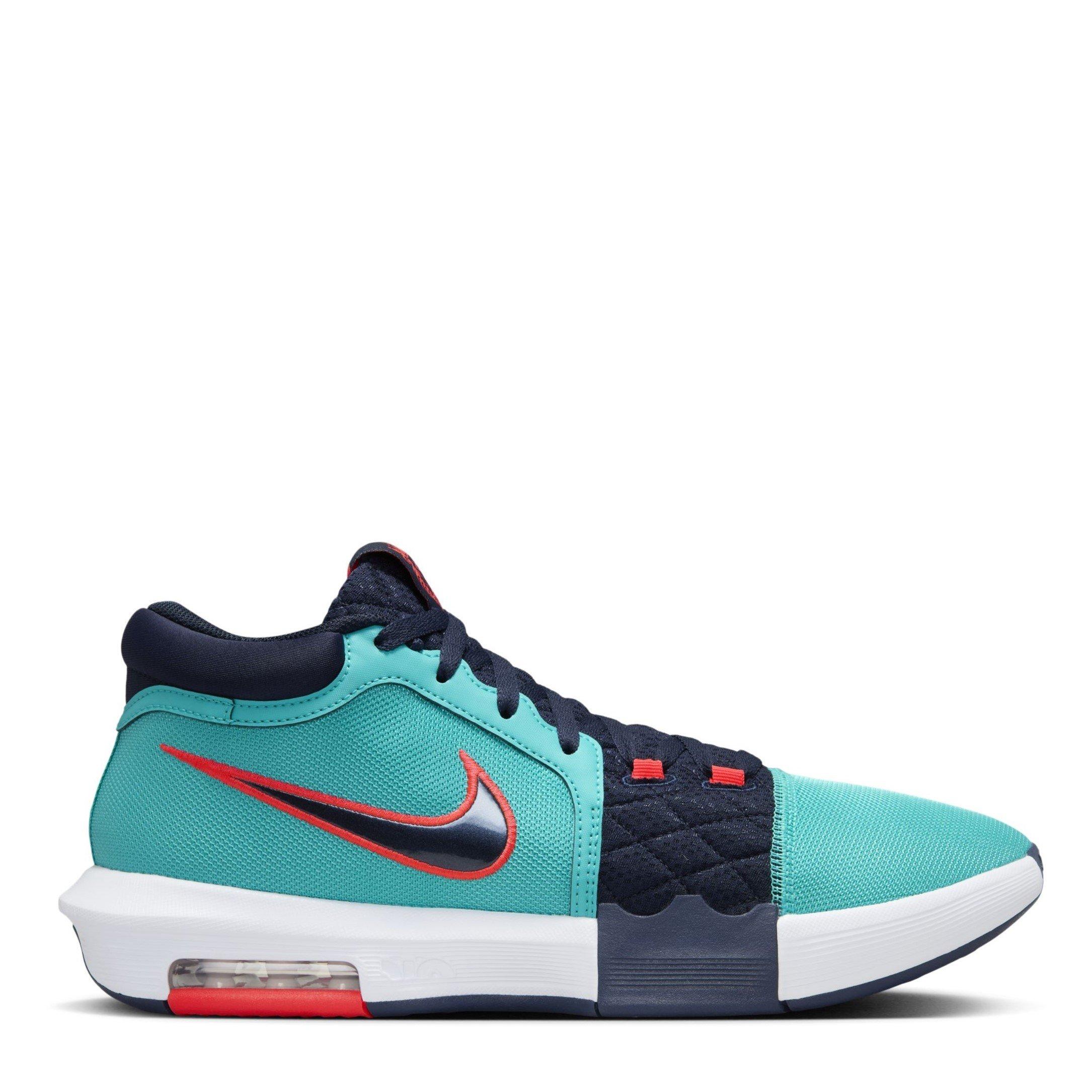 Cactus/Crimsn - Nike - LeBron Witness VIII Basketball Shoes - 1
