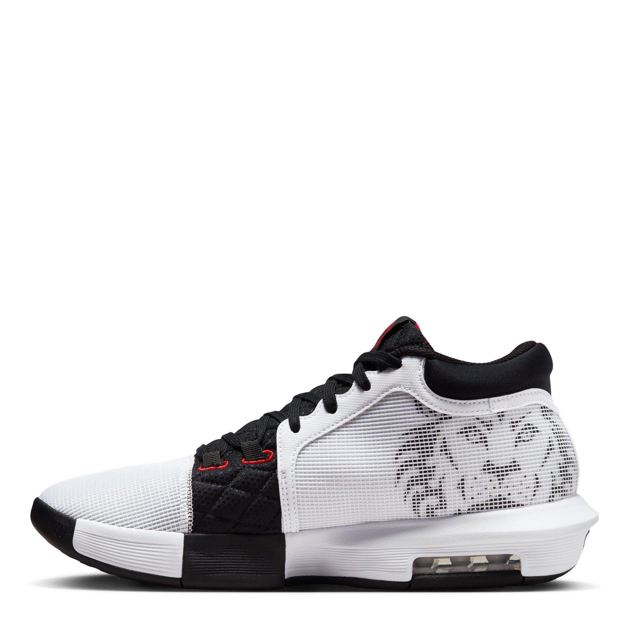 Wit/Zwart/Rood - Nike - LeBron Witness VIII Basketball Shoes - 2