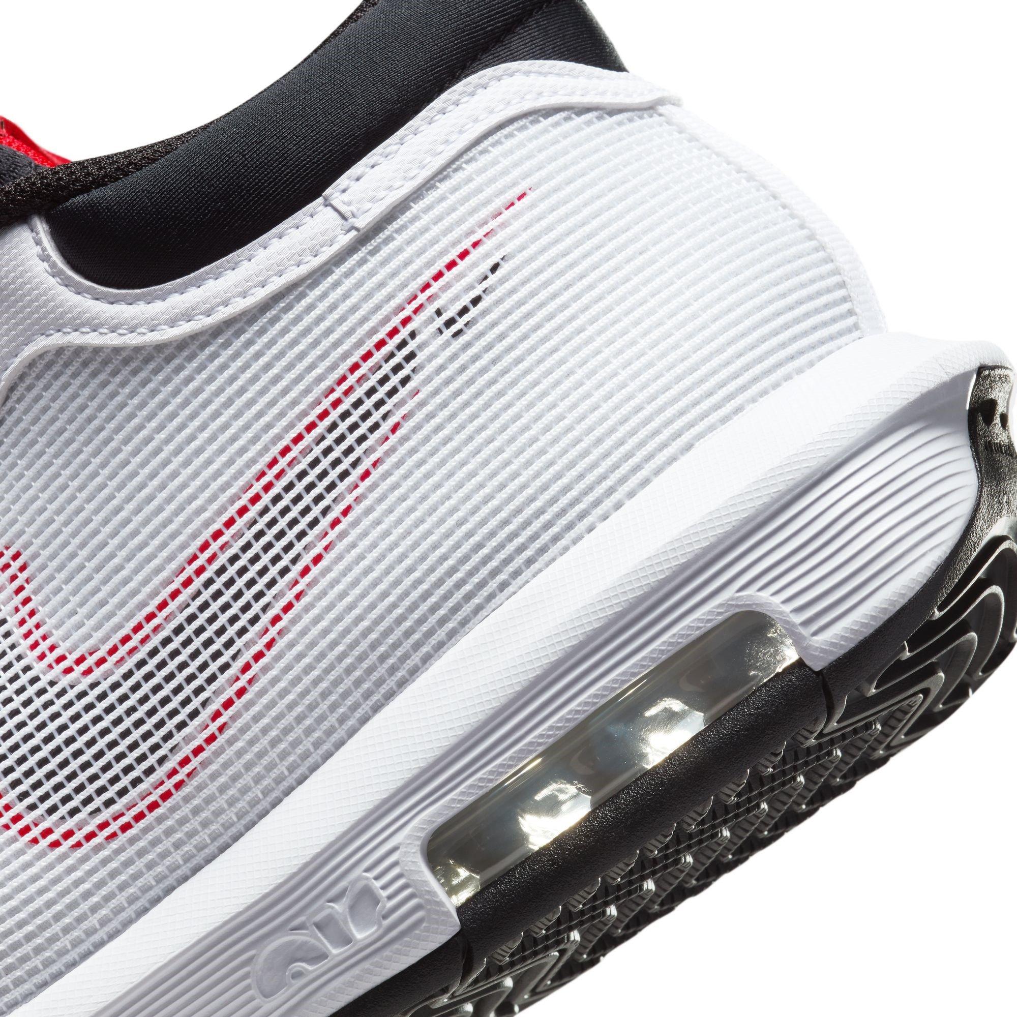 Wit/Zwart/Rood - Nike - LeBron Witness VIII Basketball Shoes - 8