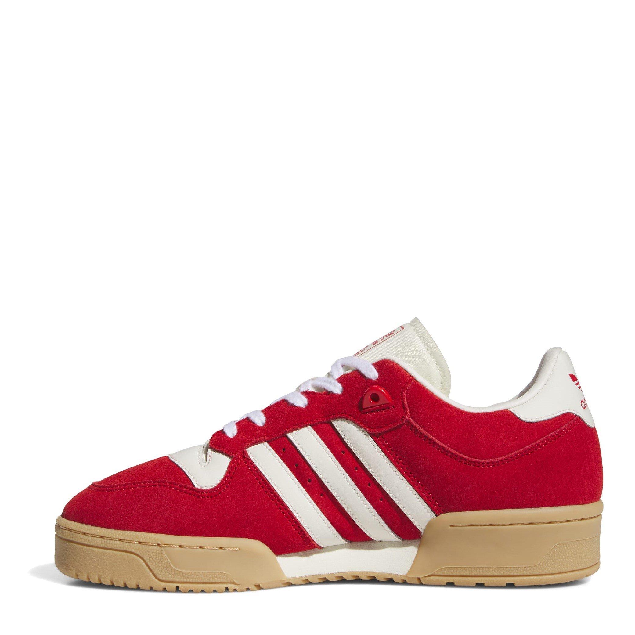 Red - adidas Originals - Rvlry 86 Low Basketball Trainers - 2