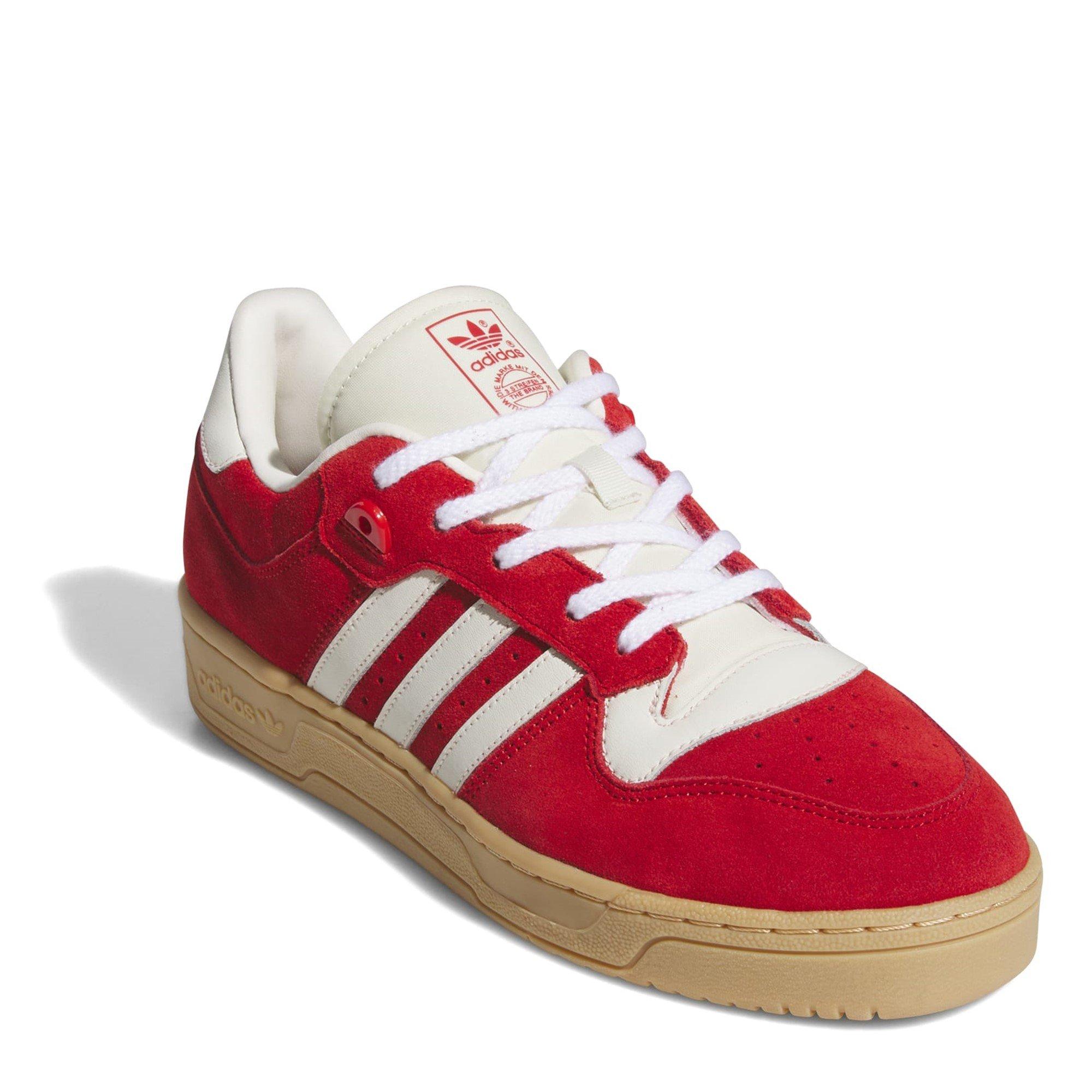 Red - adidas Originals - Rvlry 86 Low Basketball Trainers - 3