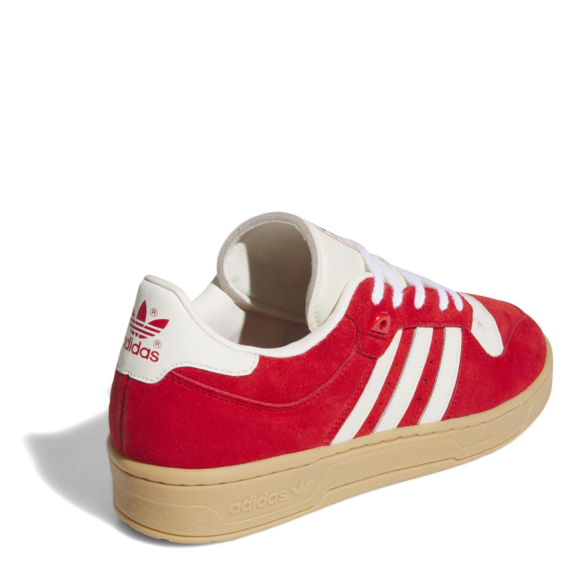Red - adidas Originals - Rvlry 86 Low Basketball Trainers - 4