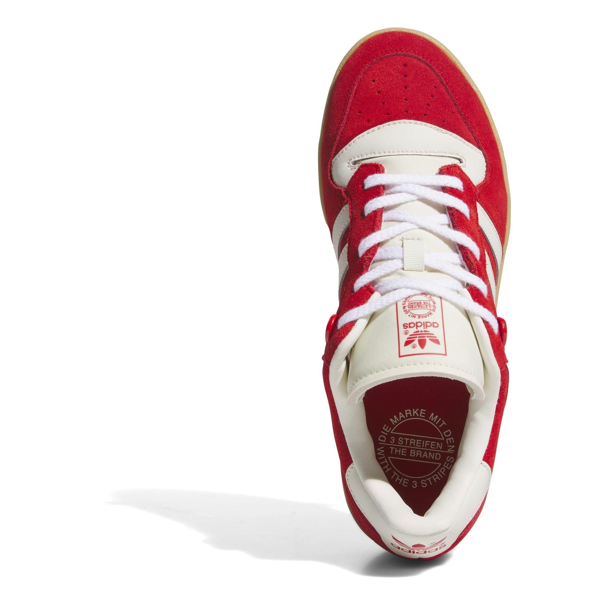 Red - adidas Originals - Rvlry 86 Low Basketball Trainers - 5