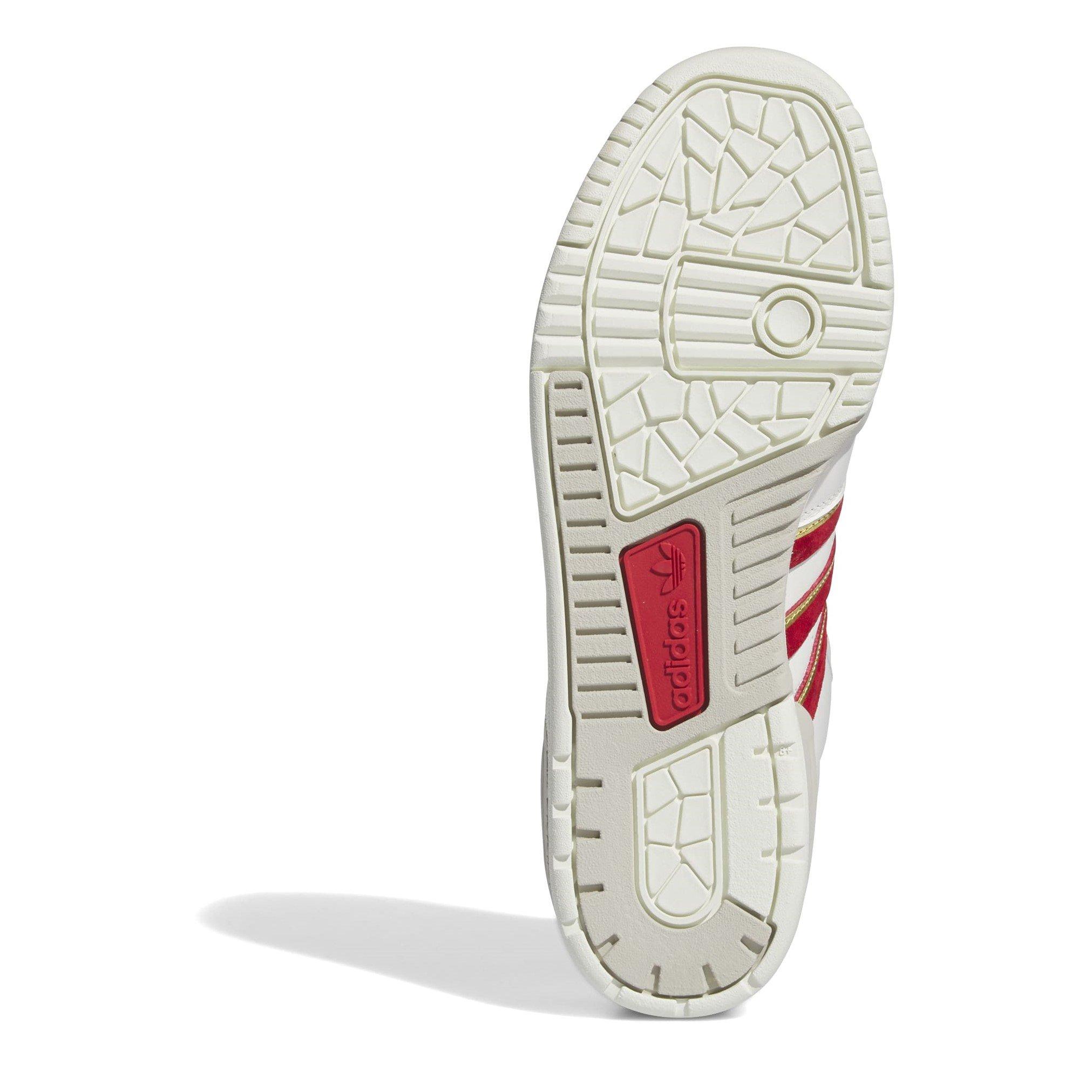White - adidas Originals - Men's Rvlry 86 Low Basketball Trainers - 6