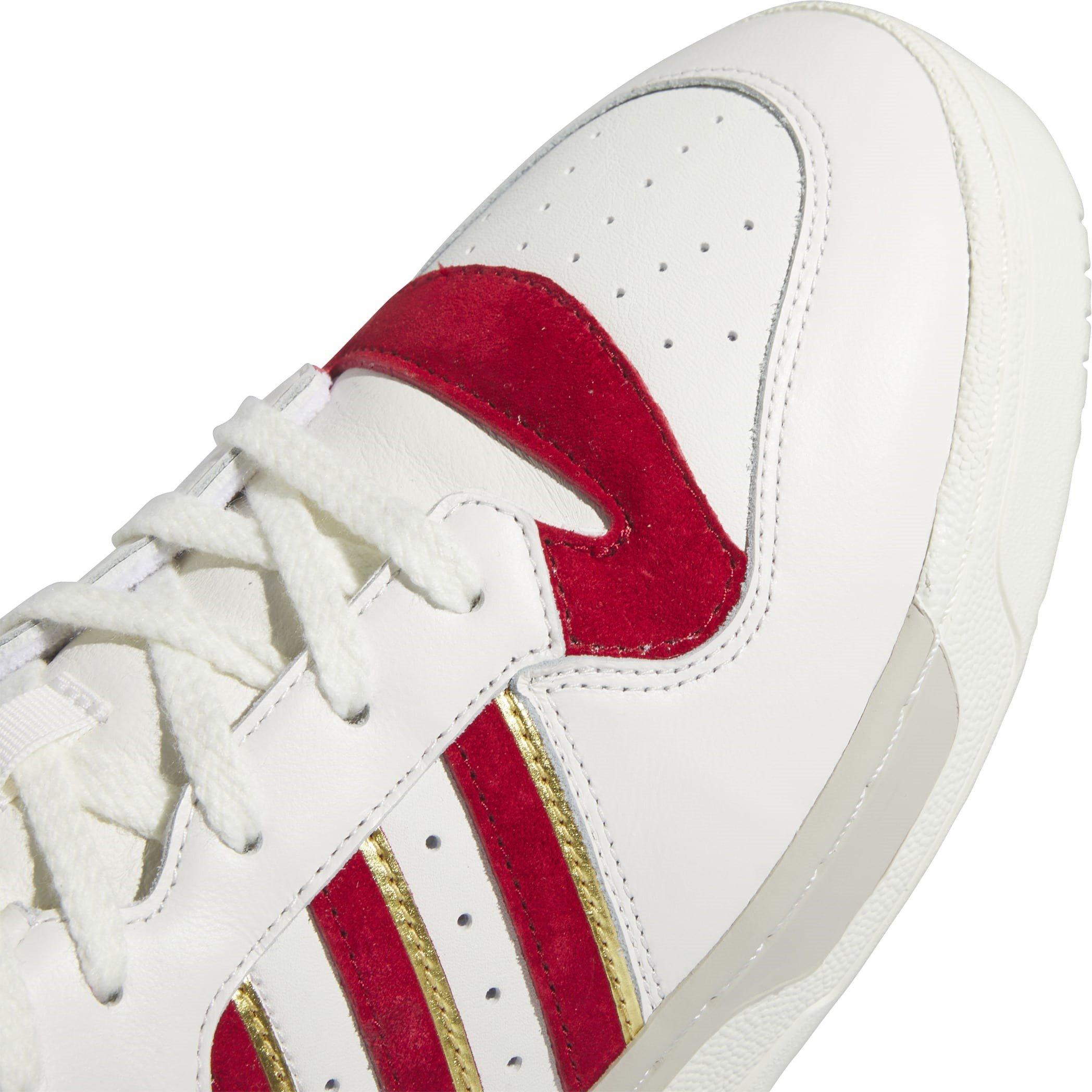 White - adidas Originals - Men's Rvlry 86 Low Basketball Trainers - 7