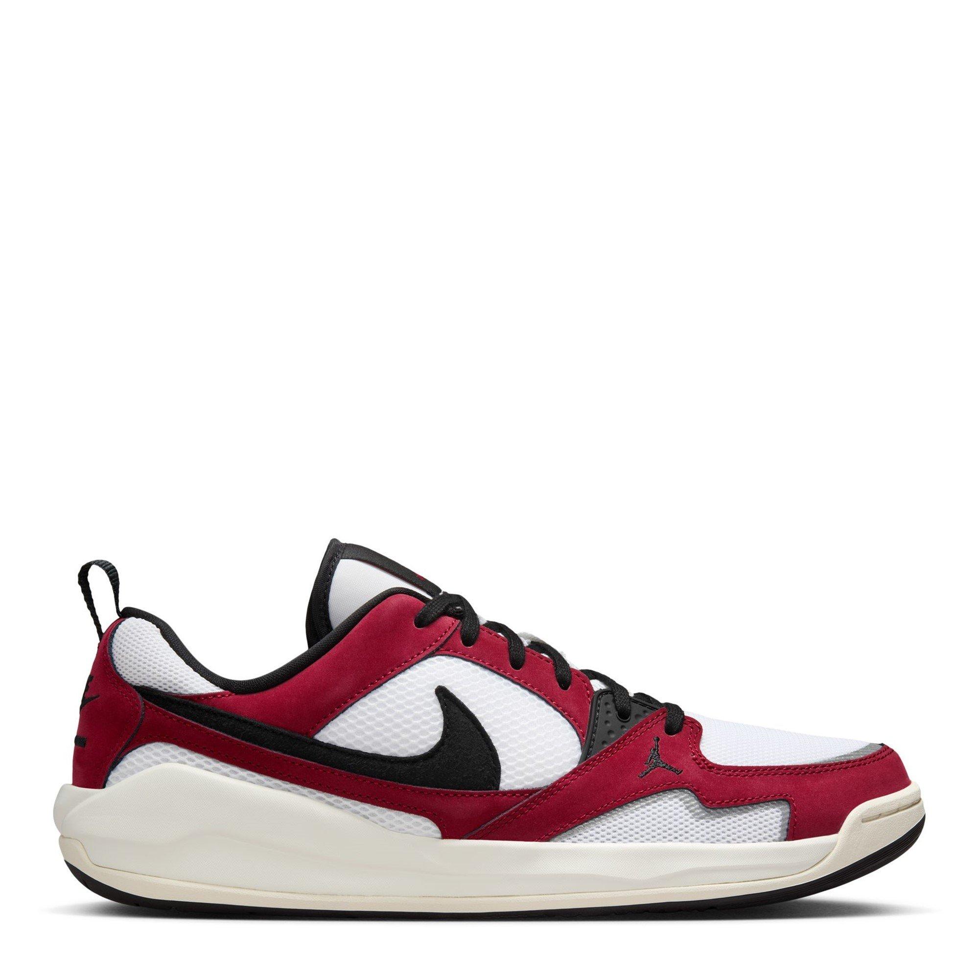 Air Jordan Men's Basketball Trainers - Wht/Blk/Red - 11 (46)