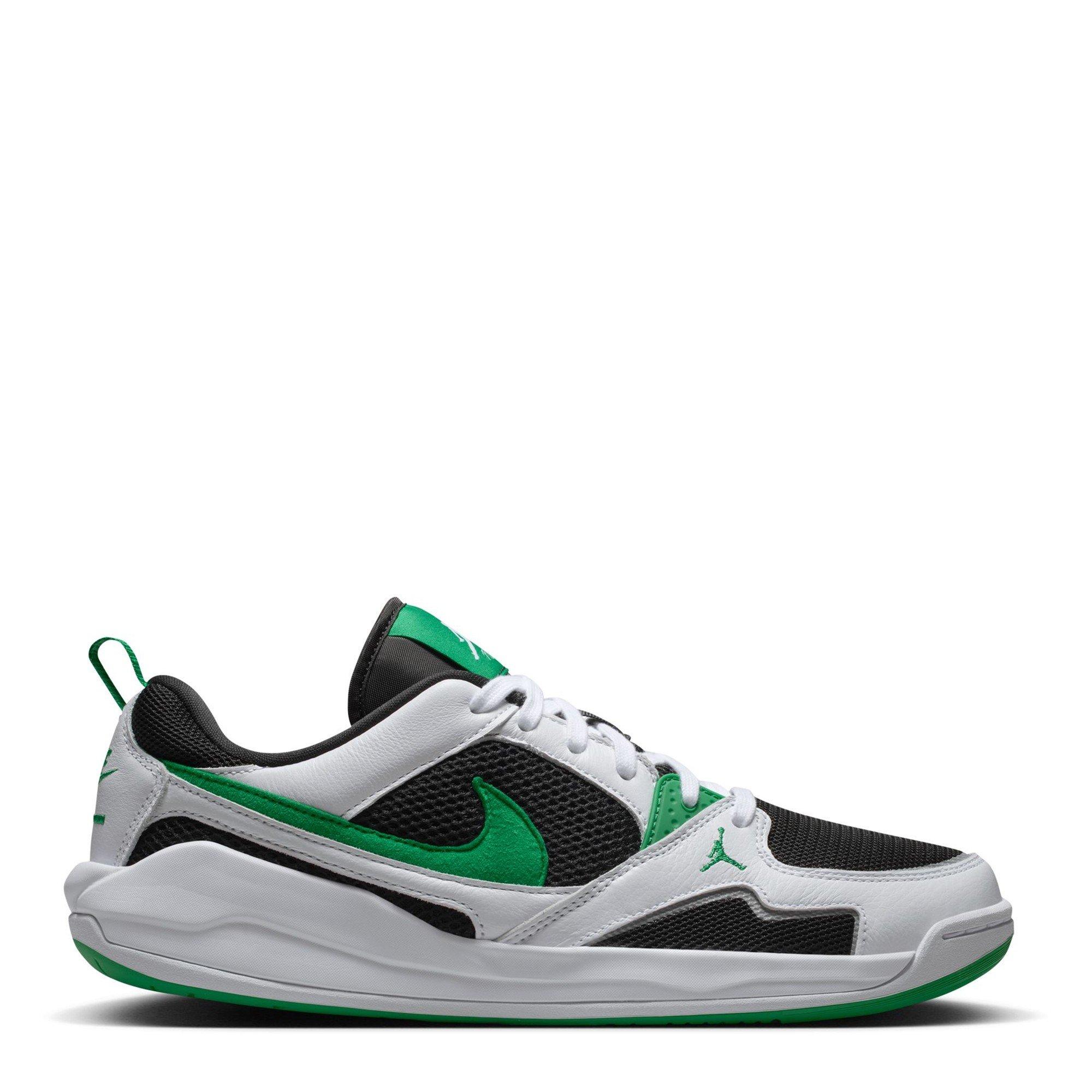 Air Jordan Men's Basketball Trainers - Blk/Green/Wht - 7 (41)
