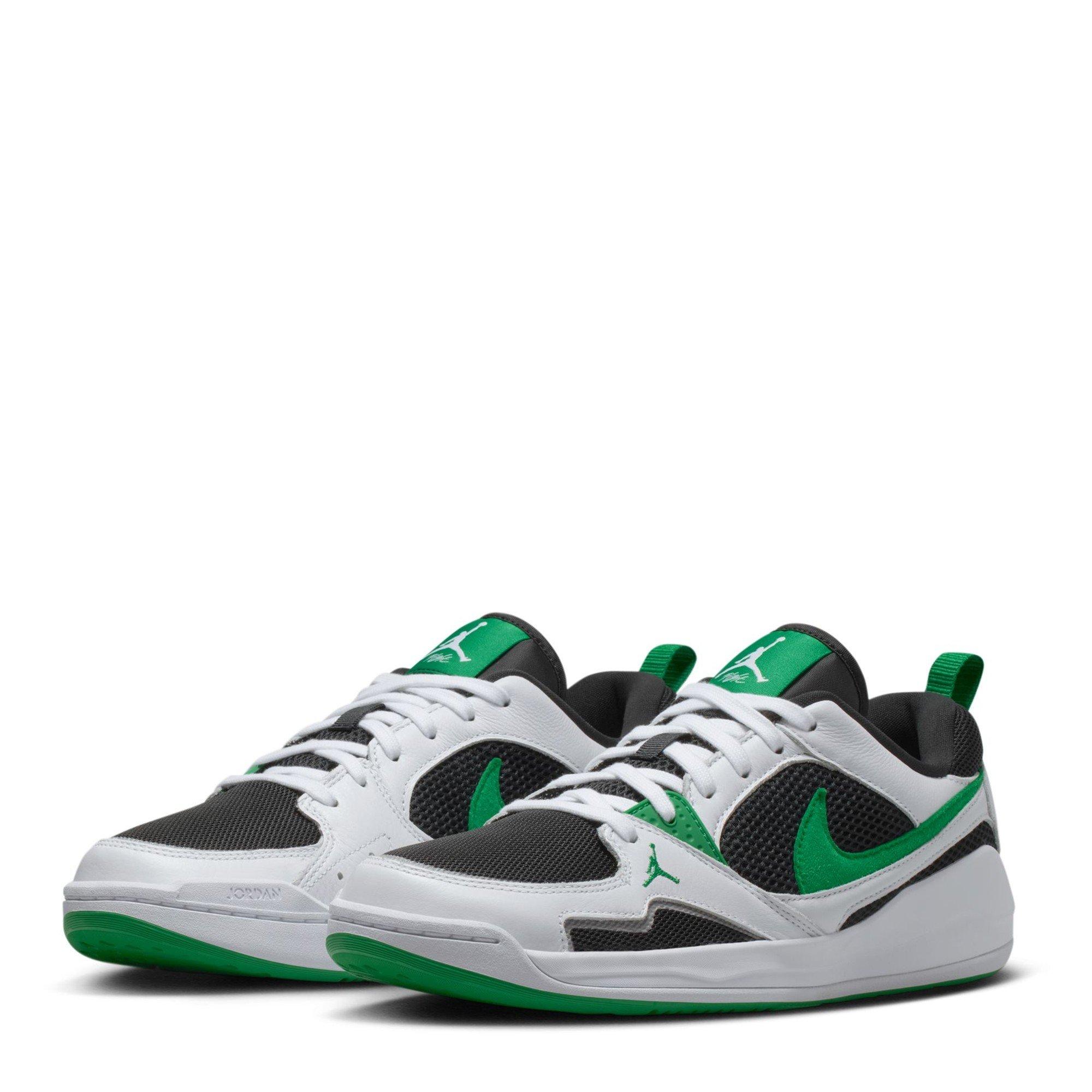 Zwart/Groen/Wit - Air Jordan - Men's Basketball Trainers - 4