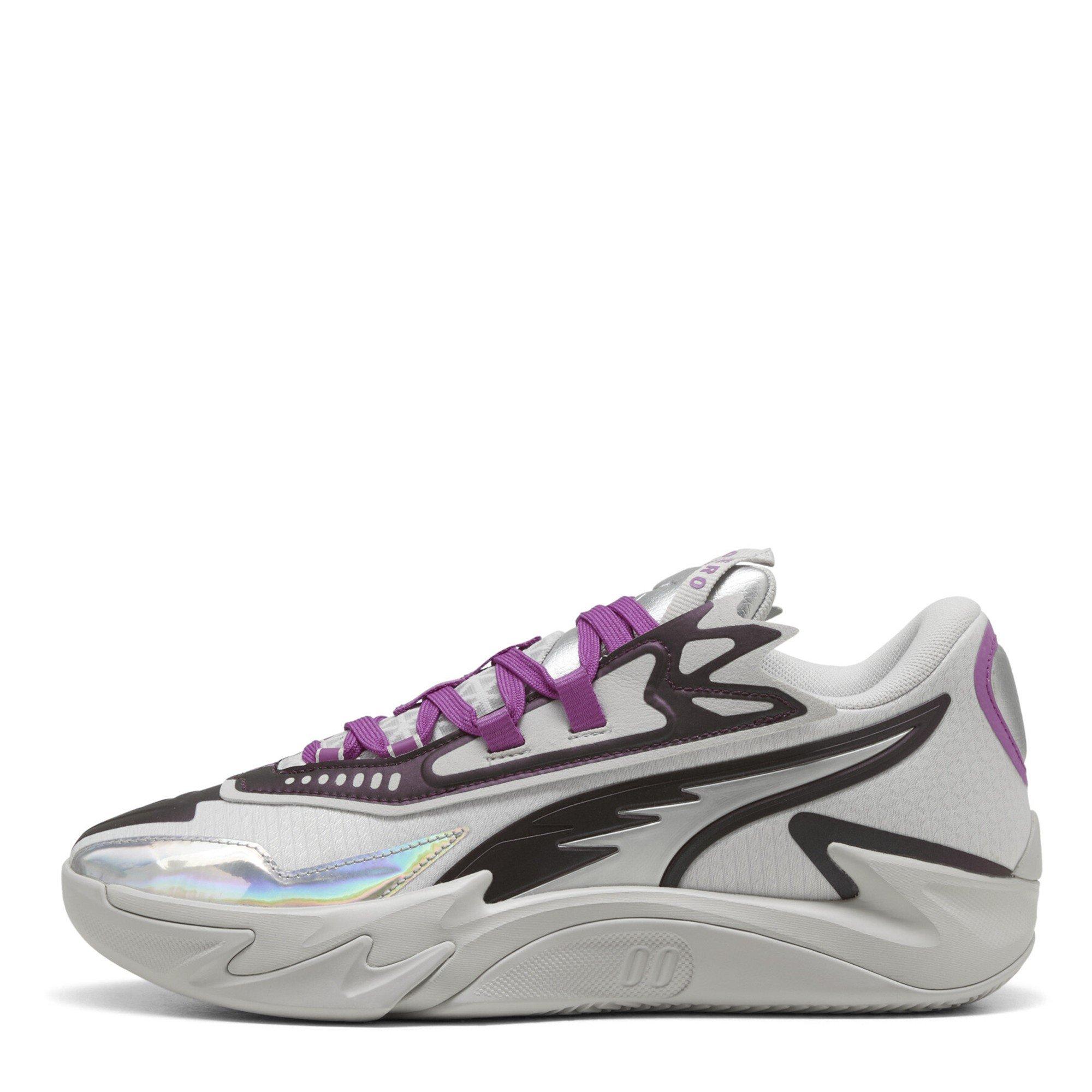 Feather Gray- - Puma - Men's Scoot Zeros II Sterling Basketball Trainers - 2