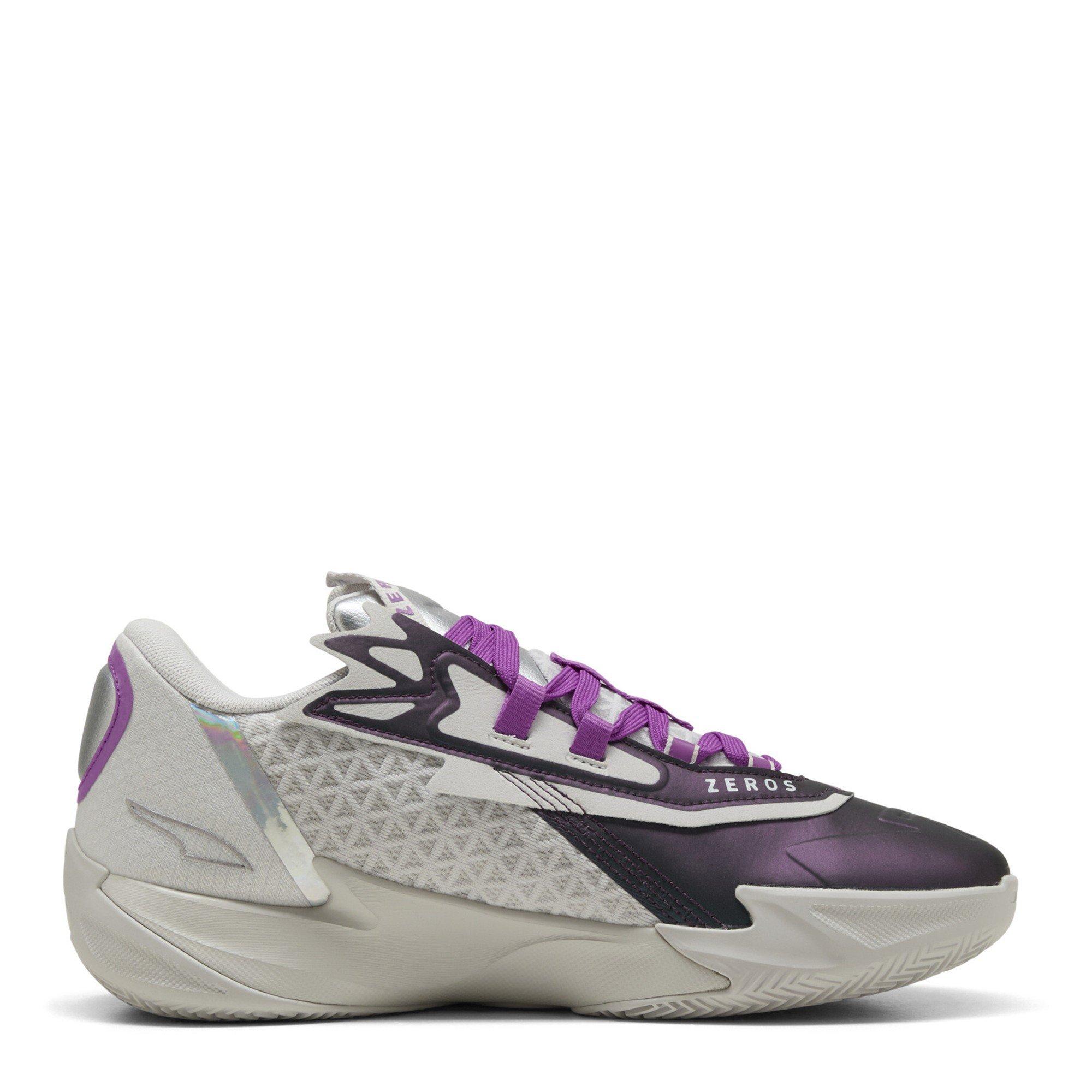 Feather Gray- - Puma - Men's Scoot Zeros II Sterling Basketball Trainers - 5