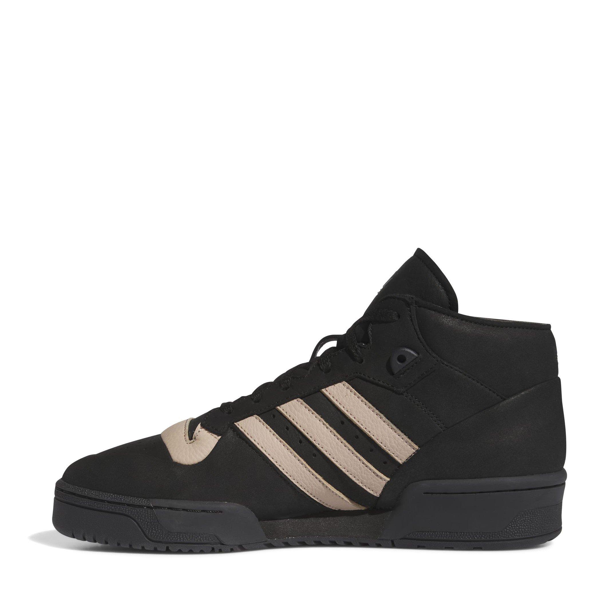 Schwarz - adidas - Men's Rvlry Mid Basketball Trainers - 2