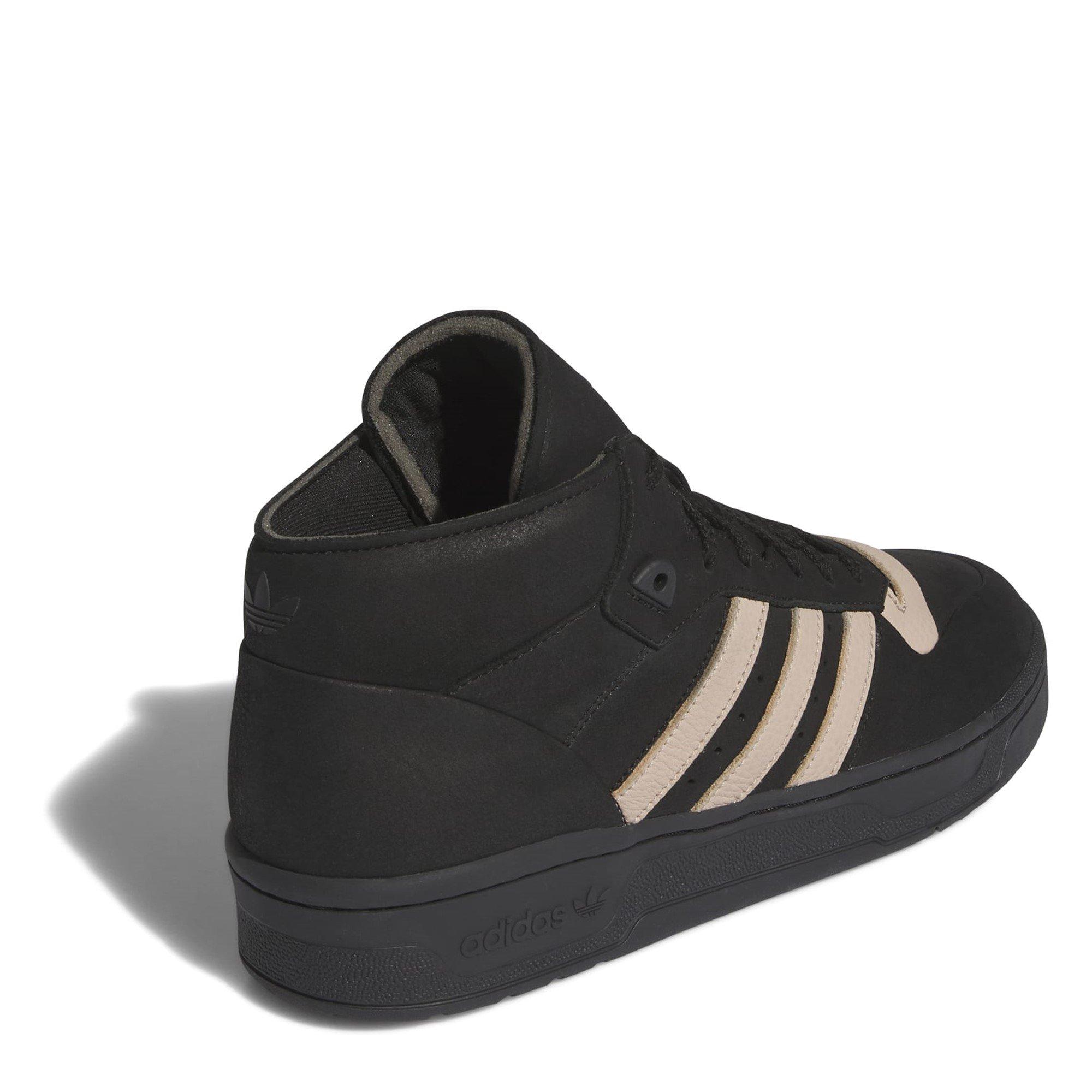 Schwarz - adidas - Men's Rvlry Mid Basketball Trainers - 4