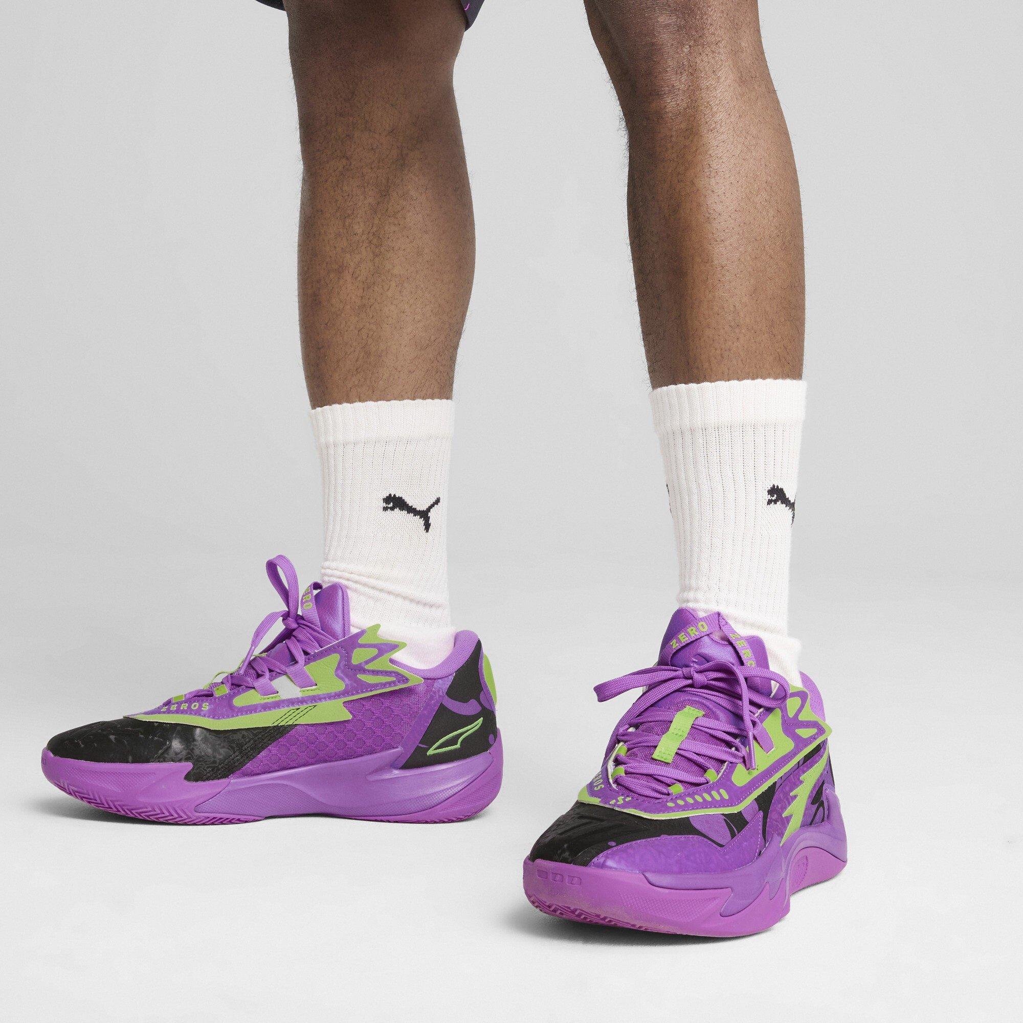 Pure Magenta- - Puma - Men's Scoot Zeros II Purple Lab Basketball Trainers - 3