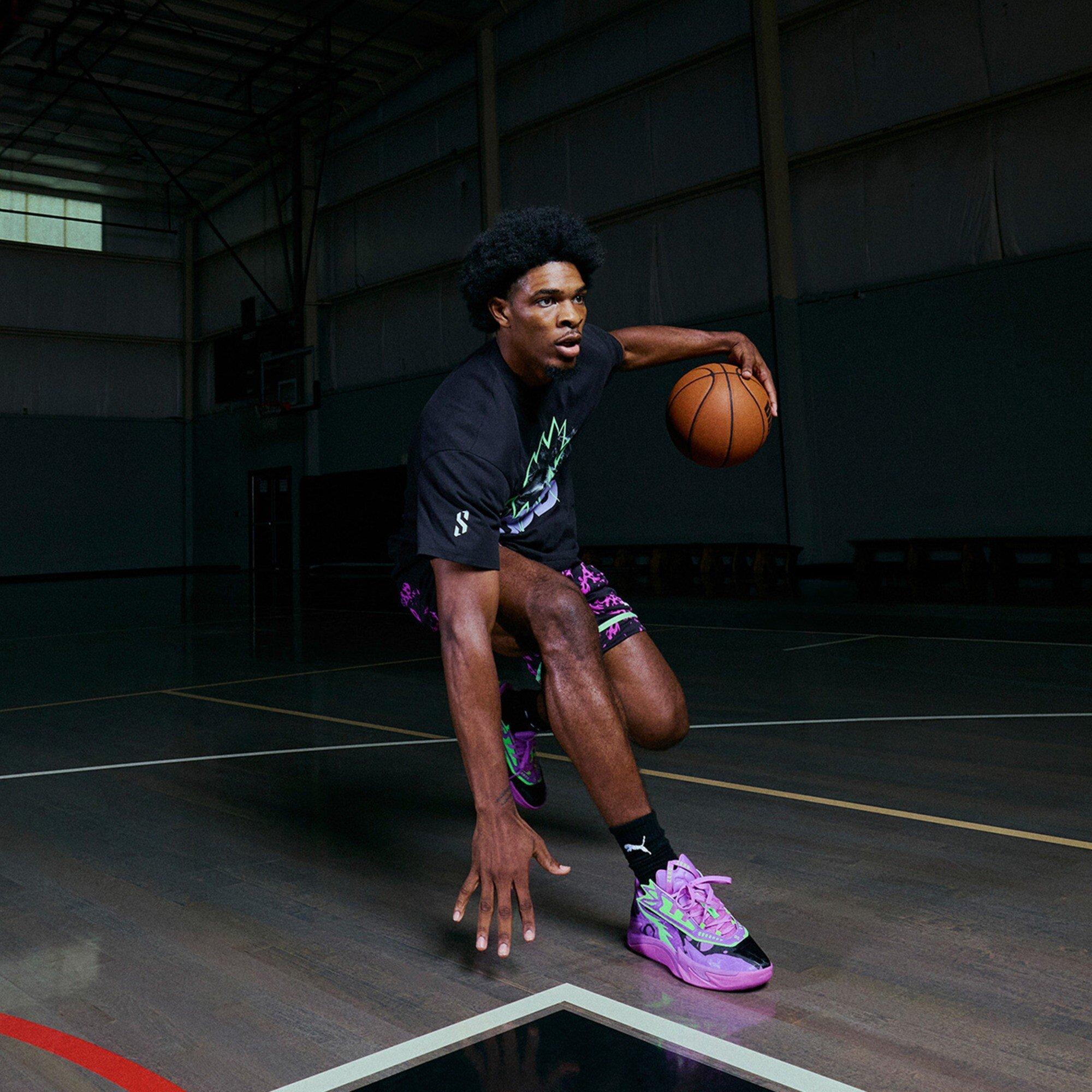 Pure Magenta- - Puma - Men's Scoot Zeros II Purple Lab Basketball Trainers - 9