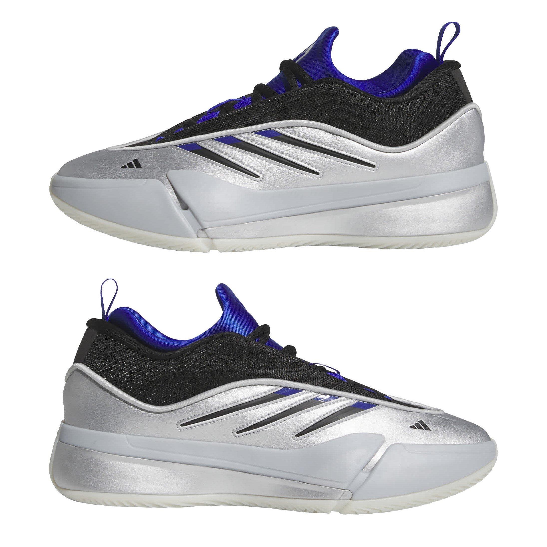 Silber Met. - adidas - Adults Dame 99 Basketball Trainers - 9