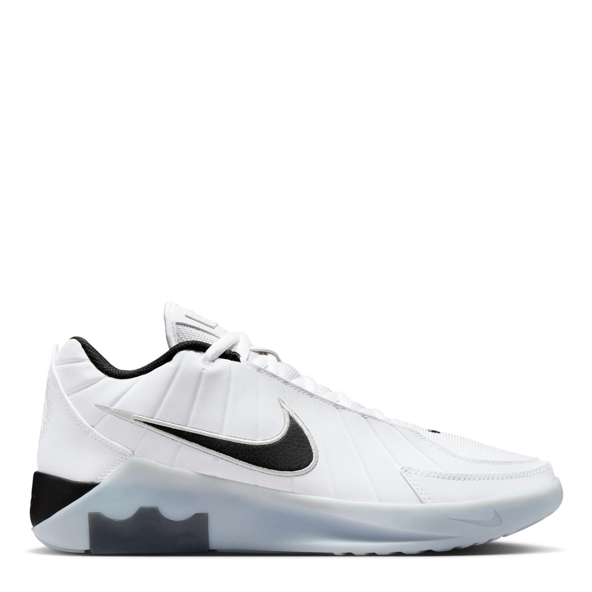 Nike Men's Basketball Trainers - White/Blk - 9.5 (44.5)