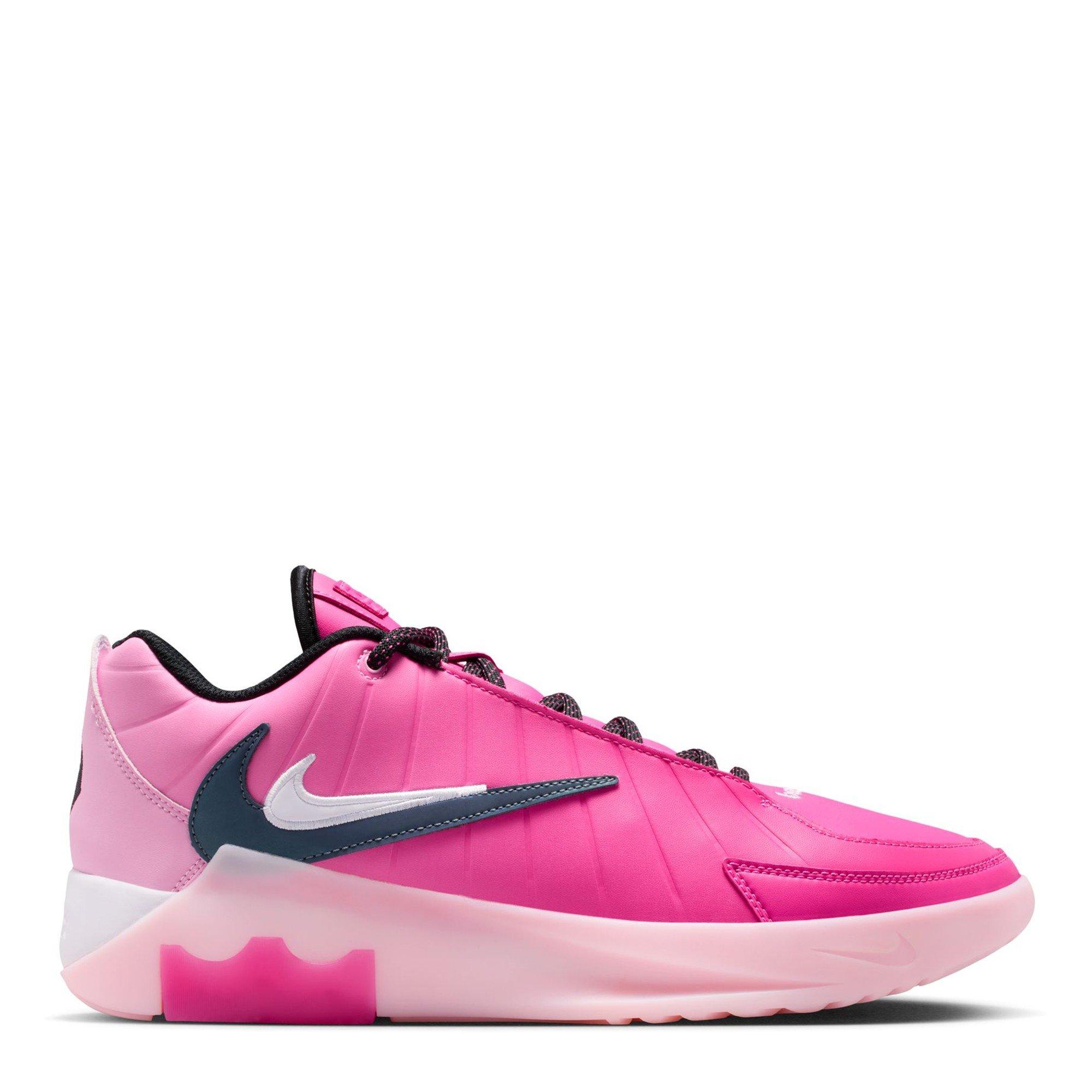 Nike Men's Basketball Trainers - Pink/White - 9 (44)