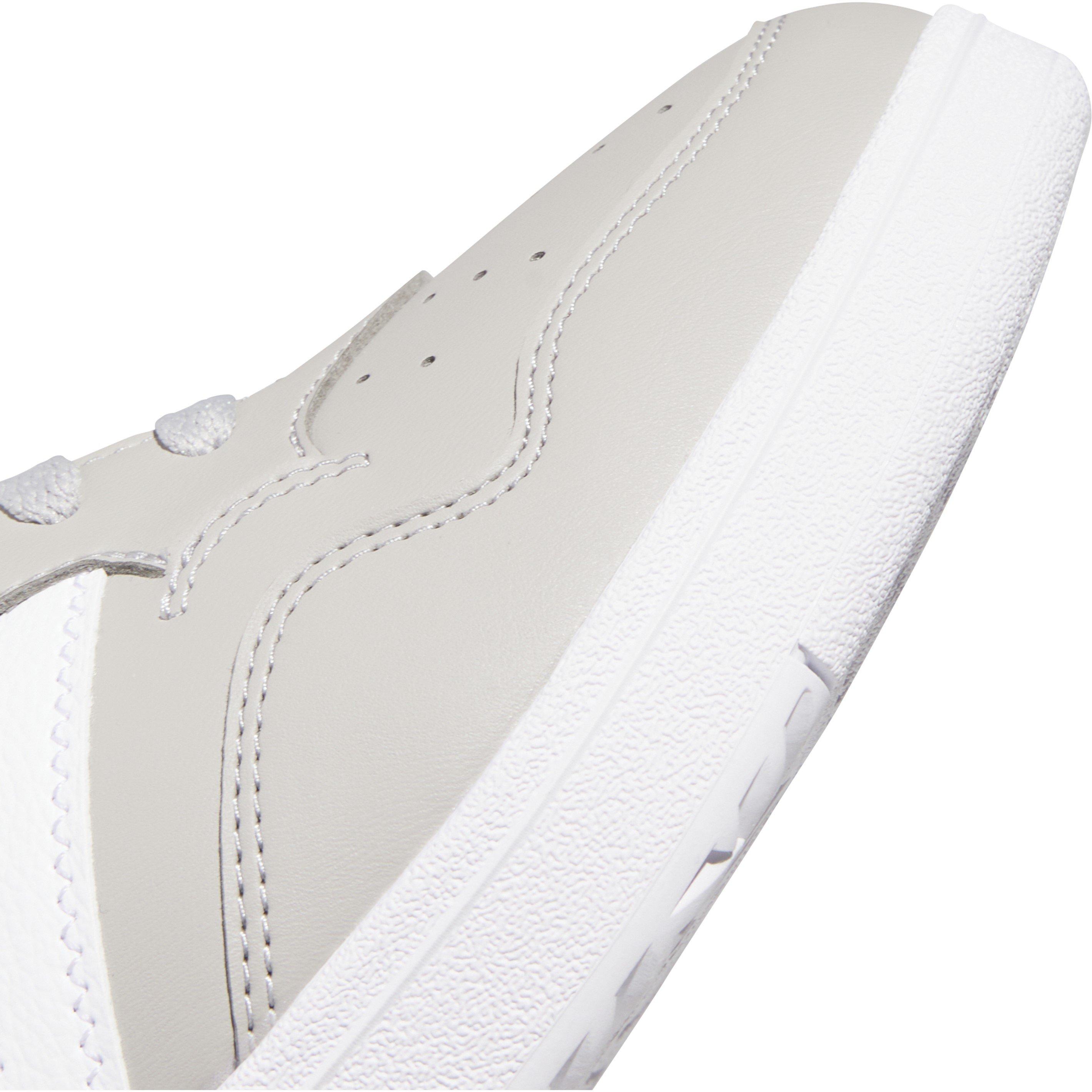 Grey Two/ White - adidas - Adults Hoops Mid Basketball Trainers - 8