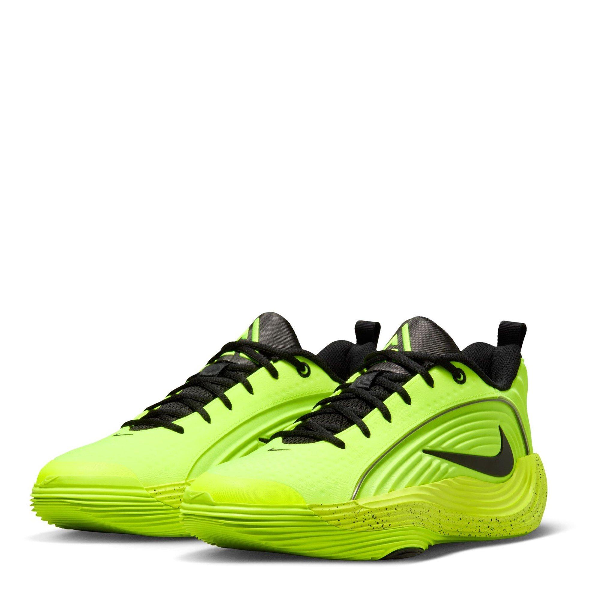 Grijs/Karmozijnrood - Nike - Men's Basketball Trainers - 4
