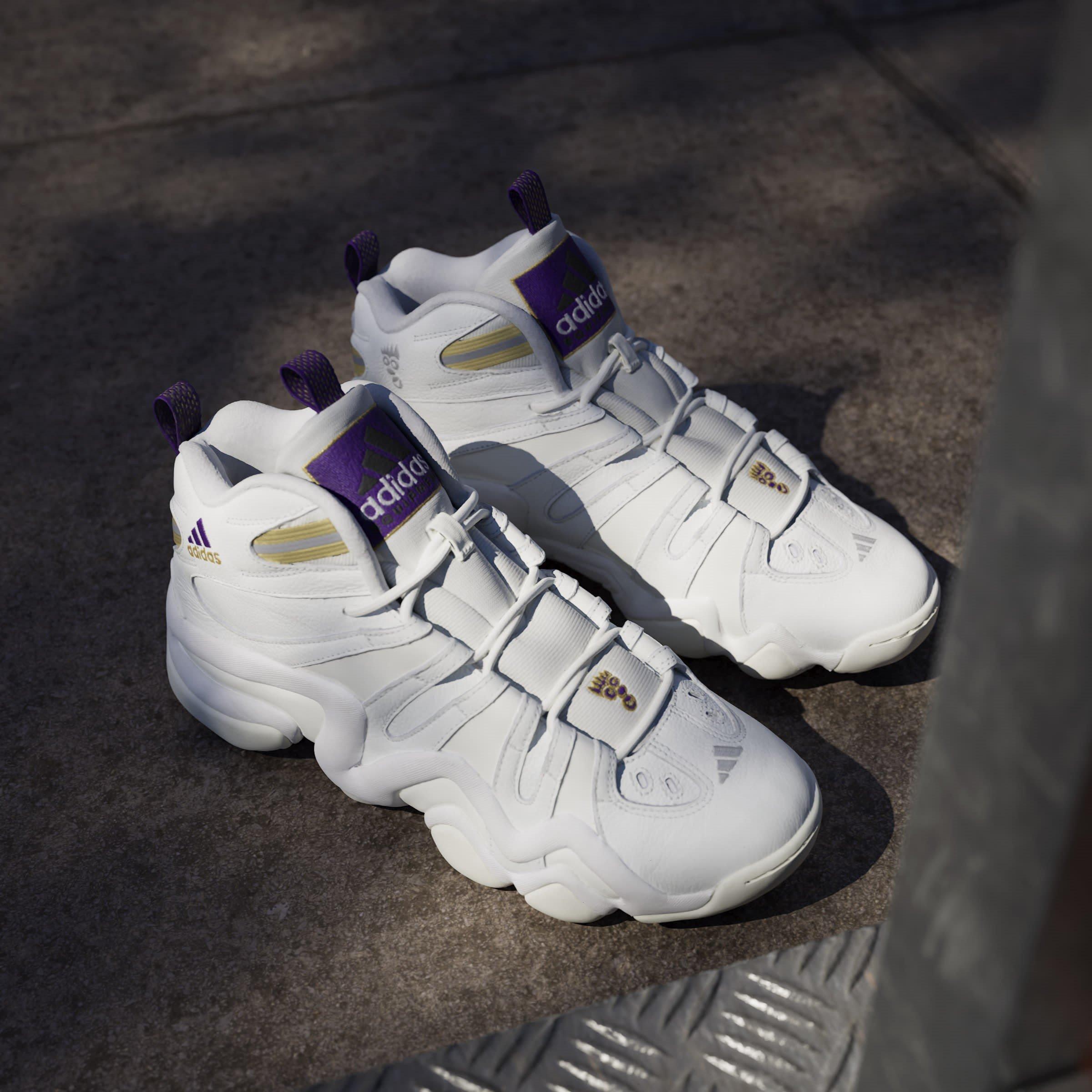 Core White - adidas - Crazy Basketball Trainers - 11