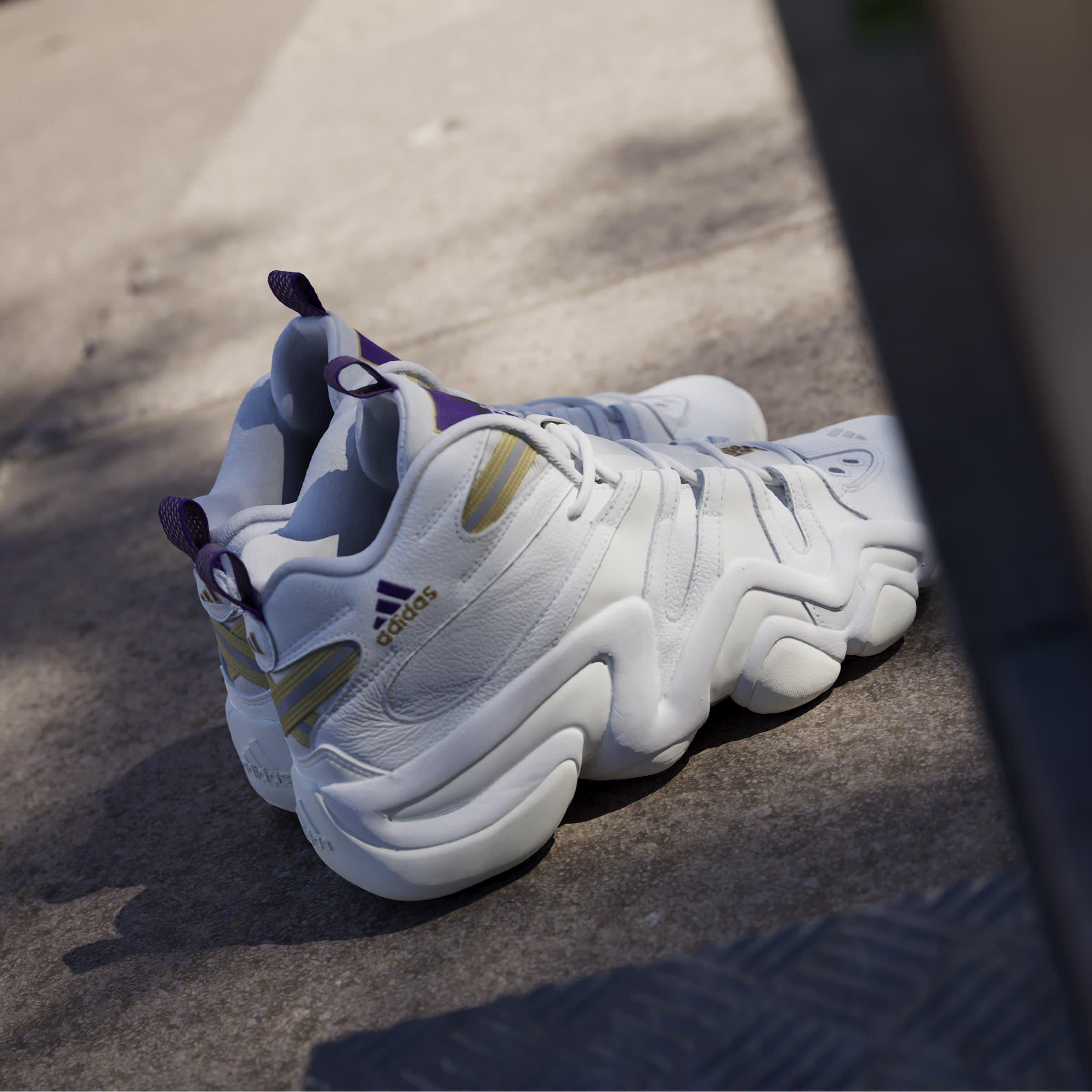 Core White - adidas - Crazy Basketball Trainers - 12