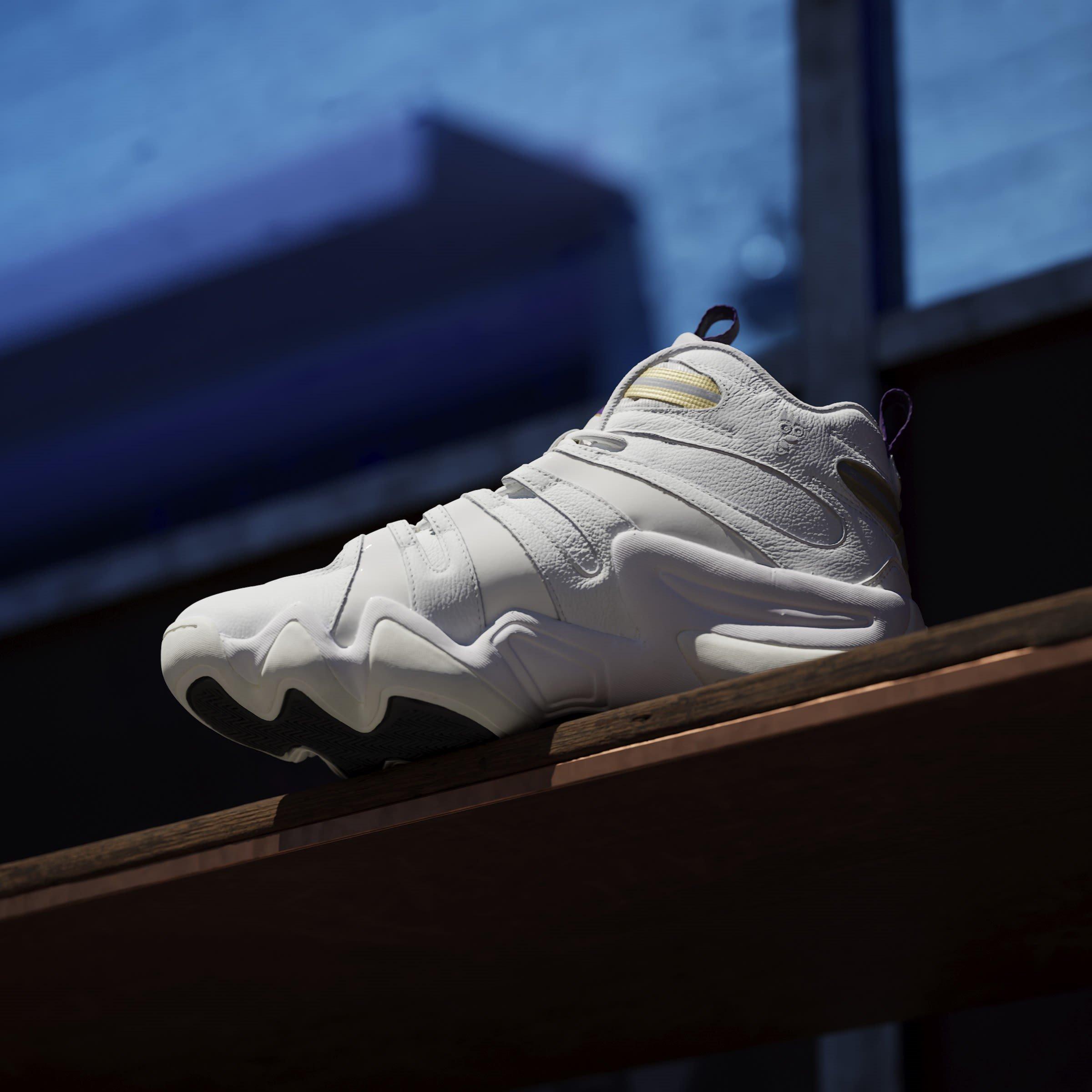 Core White - adidas - Crazy Basketball Trainers - 13